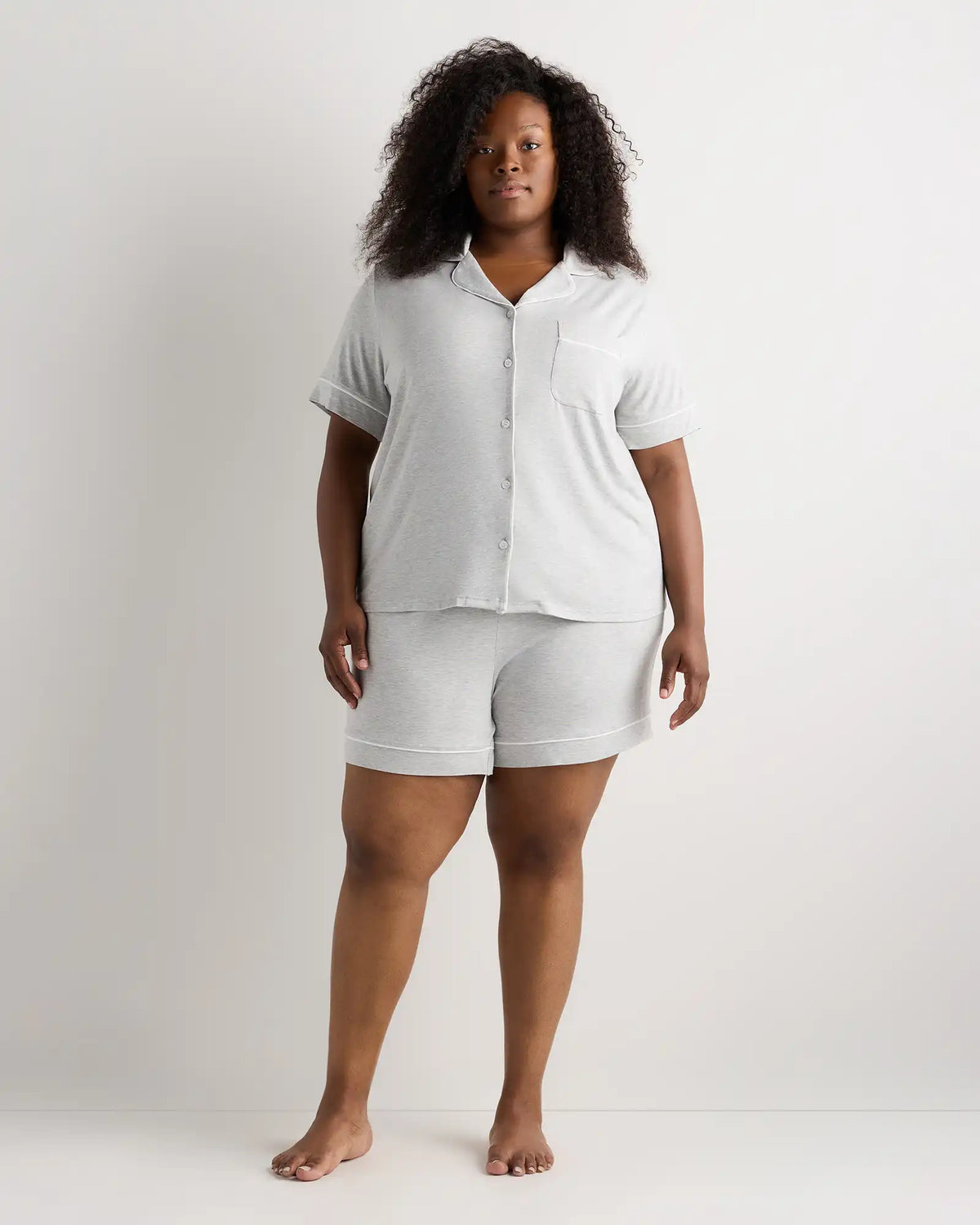 Bamboo Jersey Short Sleeve Pajama Set
