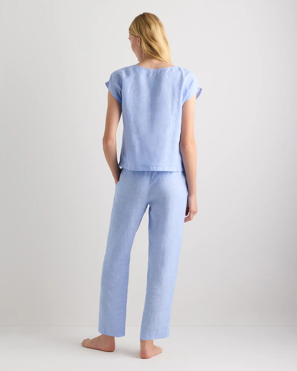 100% European Linen Pajama Set