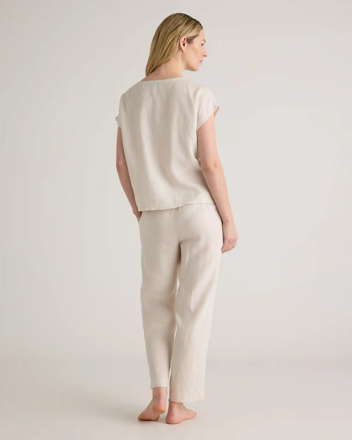 100% European Linen Pajama Set