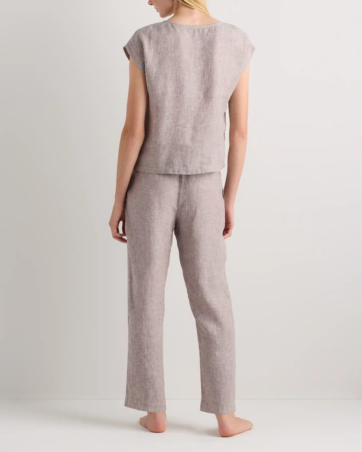 100% European Linen Pajama Set
