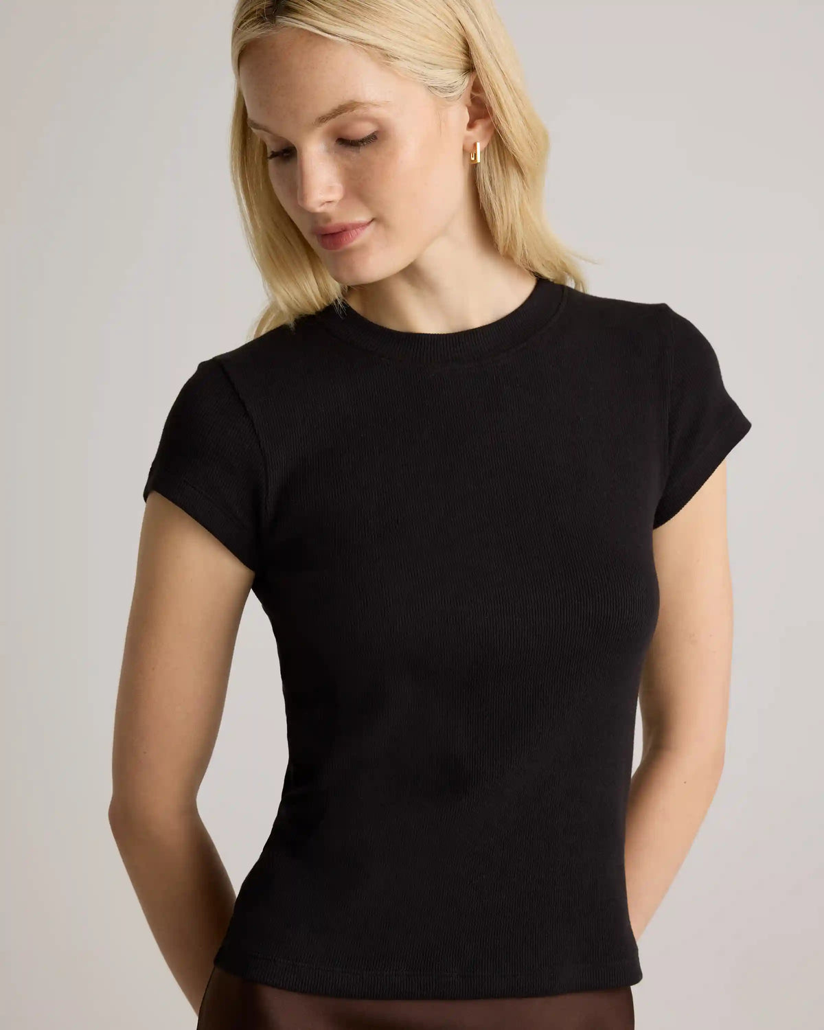 Organic Cotton Micro-Rib Crewneck Tee (3-Pack)