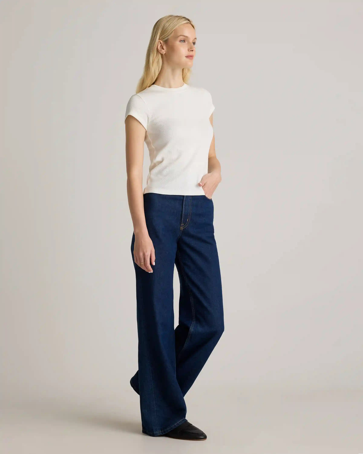 Organic Cotton Micro-Rib Crewneck Tee (3-Pack)