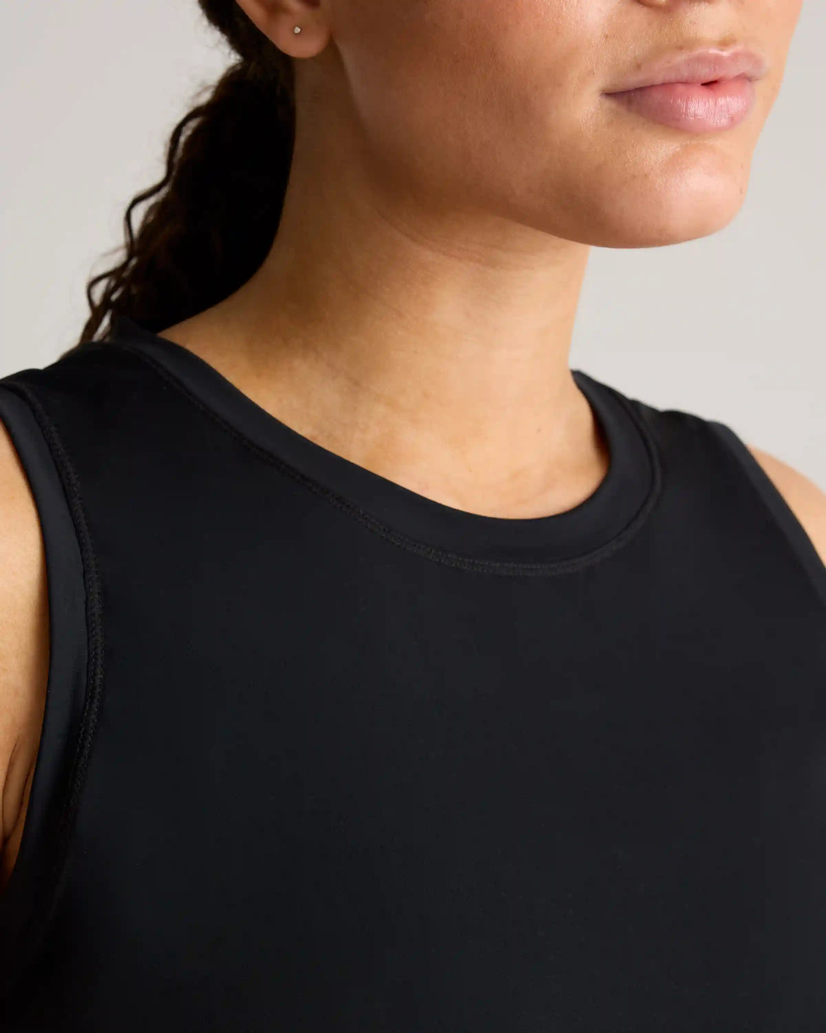 Essential Run Cropped Muscle Tank
