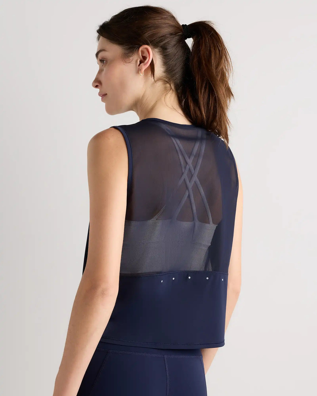 Essential Run Cropped Muscle Tank