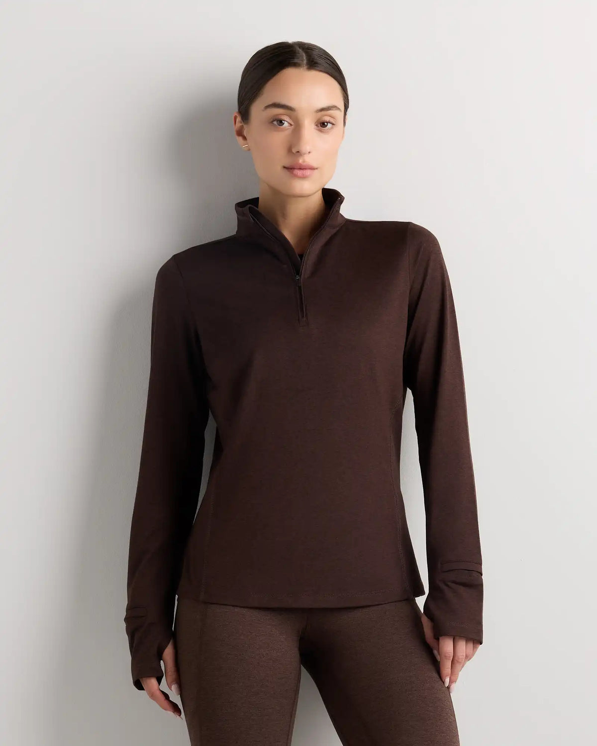 Flowknit Quarter-Zip Pullover