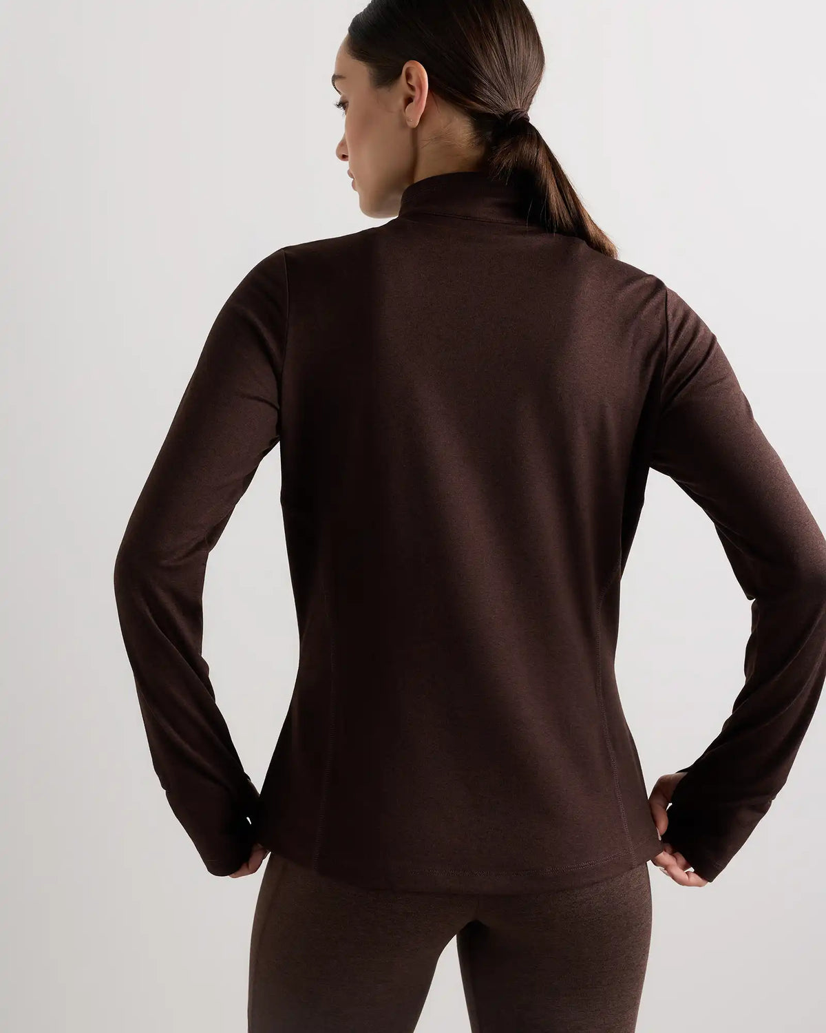 Flowknit Quarter-Zip Pullover