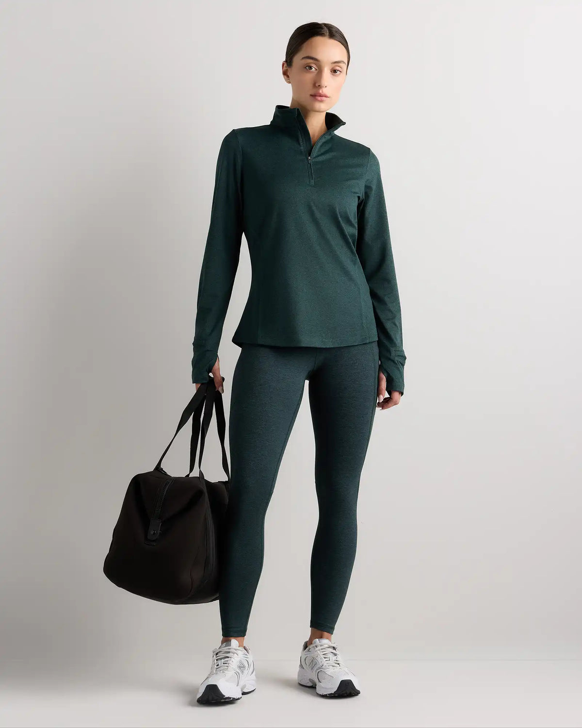 Flowknit Quarter-Zip Pullover