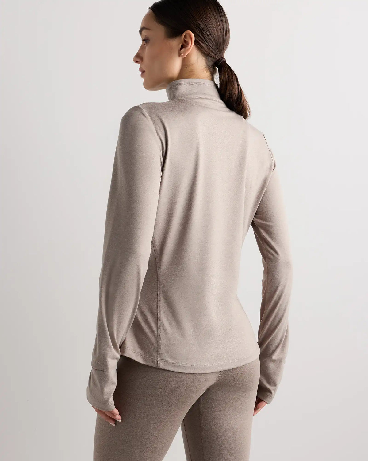 Flowknit Quarter-Zip Pullover