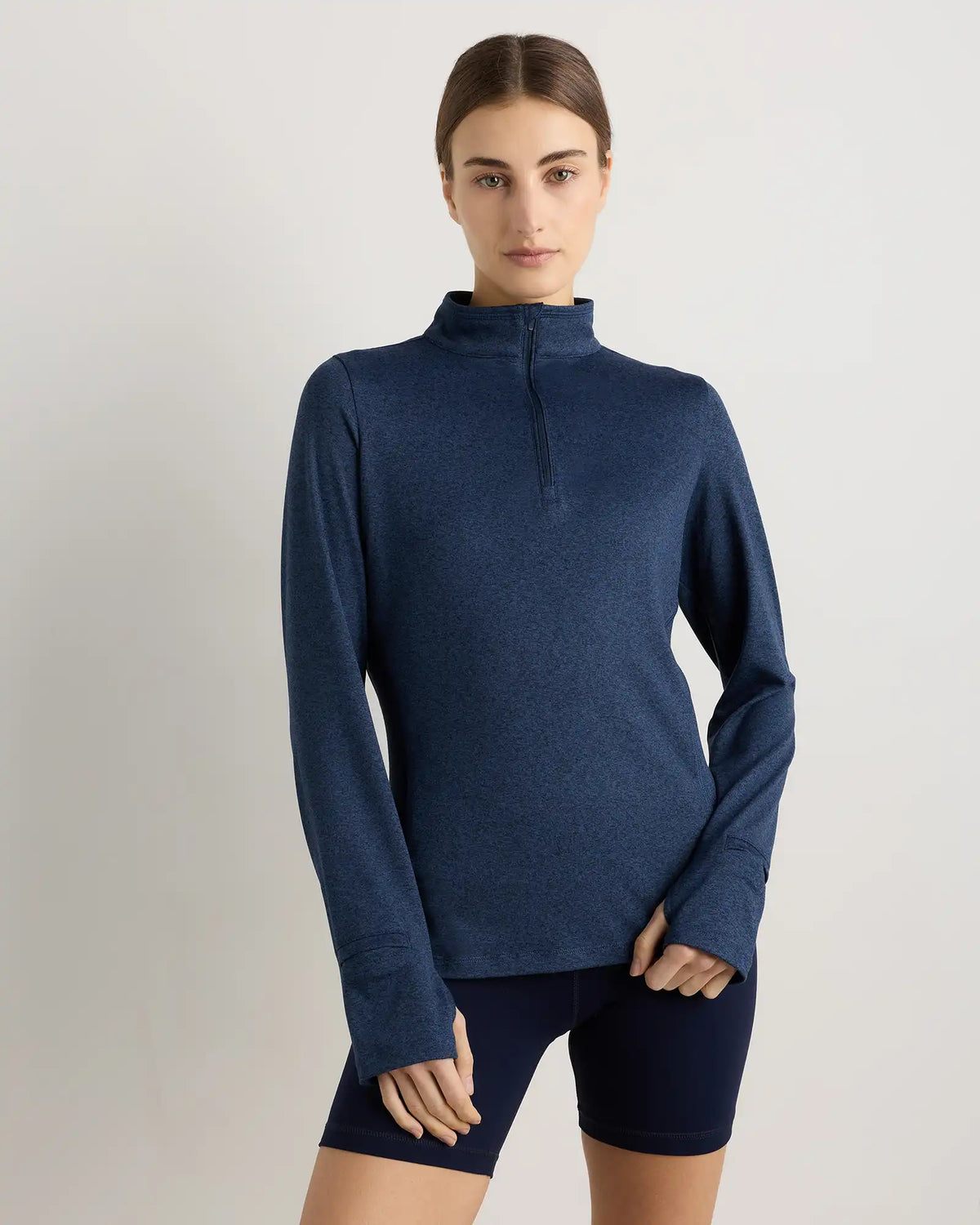 Flowknit Quarter-Zip Pullover