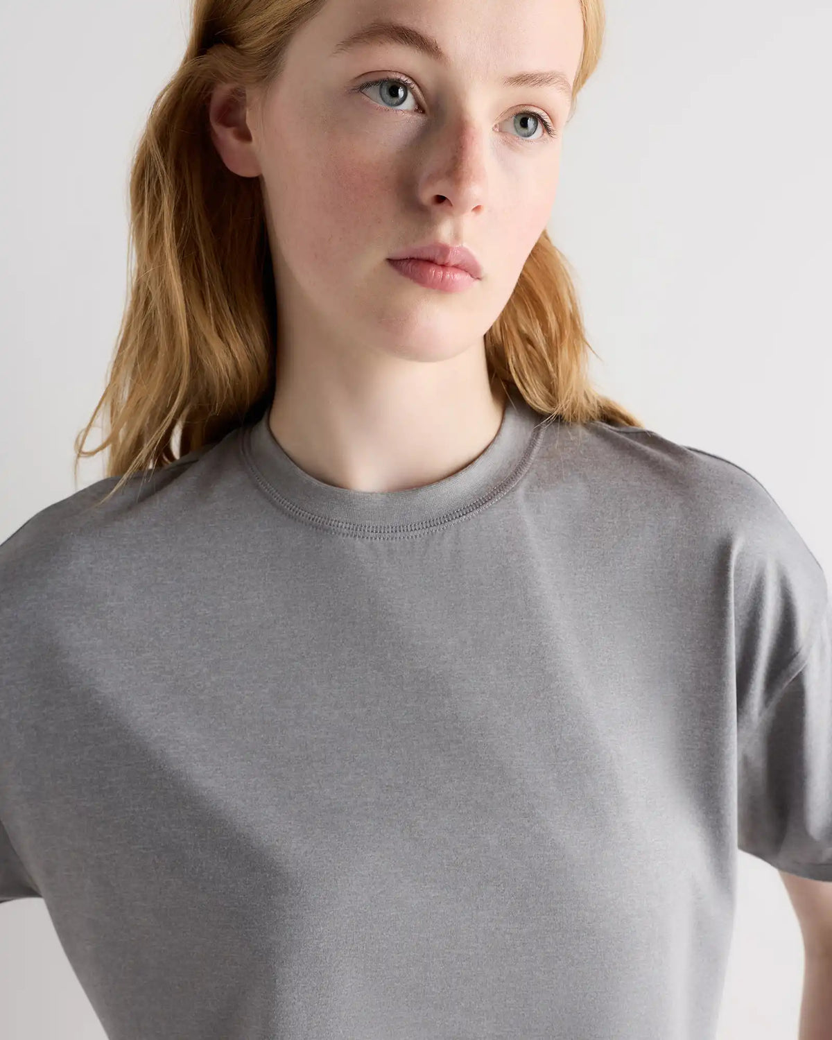 Flowknit Breeze Boxy Cropped Tee