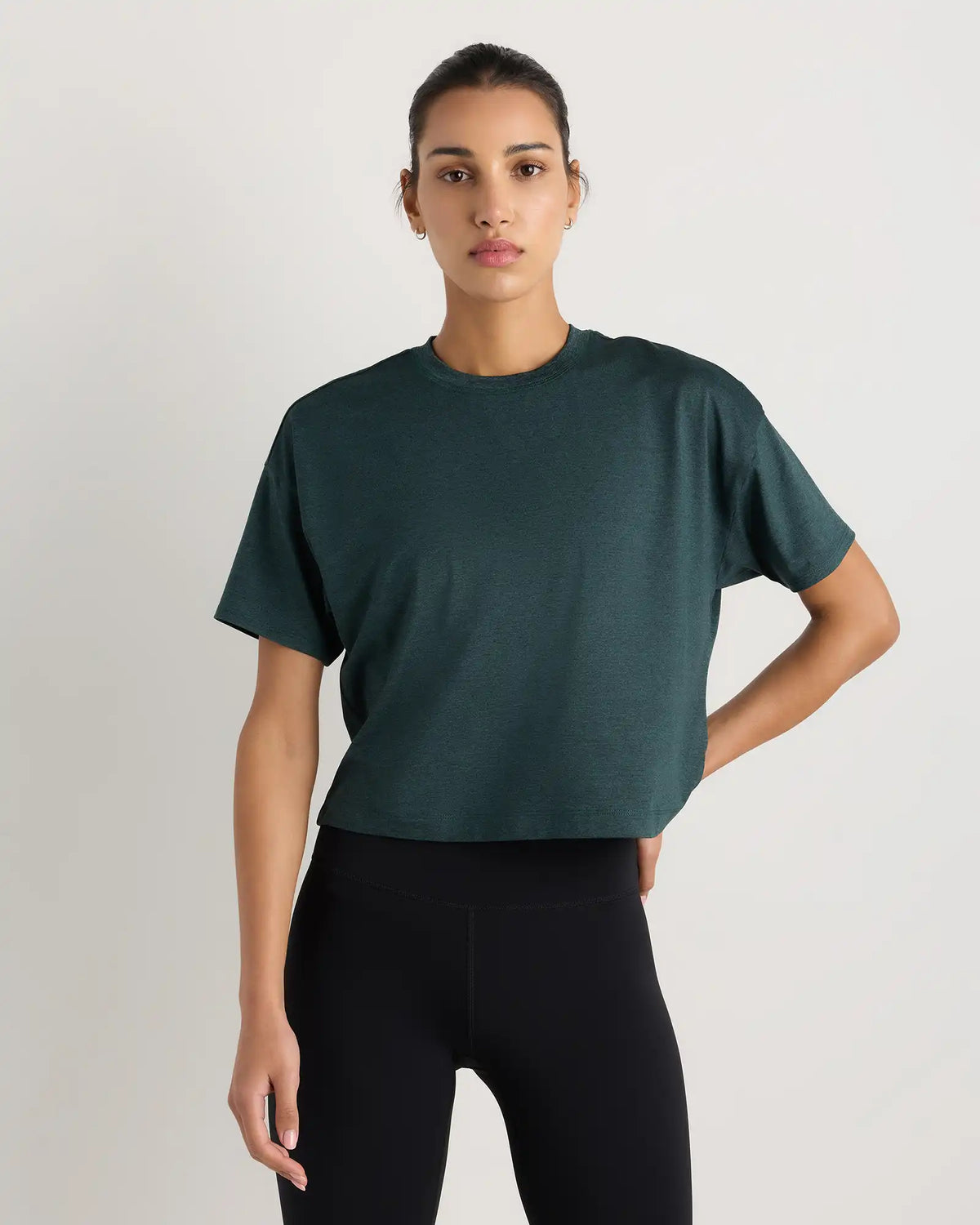 Flowknit Breeze Boxy Cropped Tee