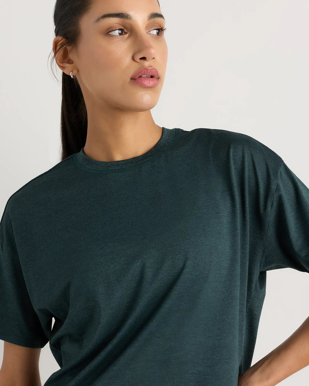 Flowknit Breeze Boxy Cropped Tee