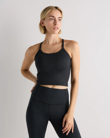 Ultra-Soft Y-Back Cropped Bra Tank