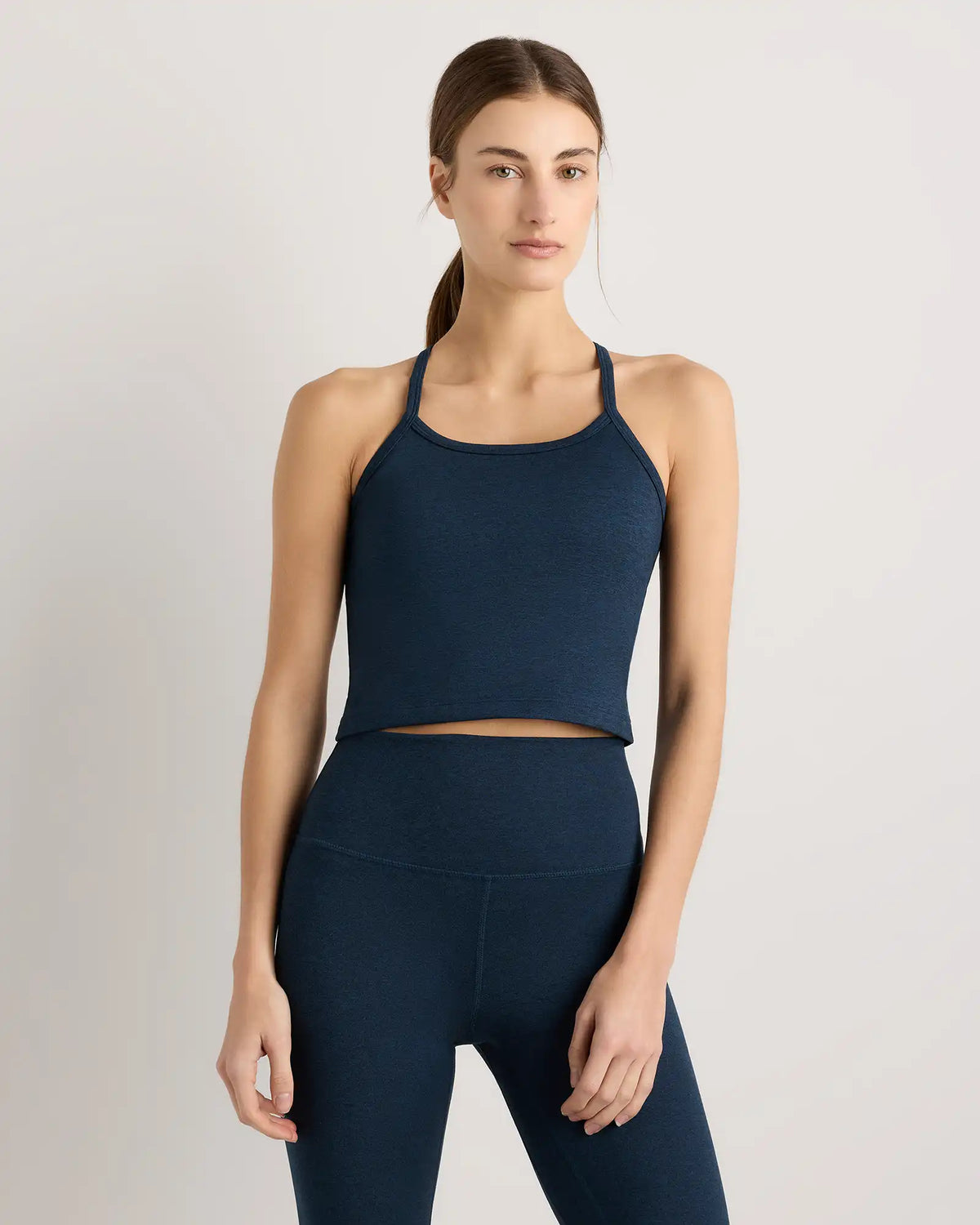 Ultra-Soft Y-Back Cropped Bra Tank