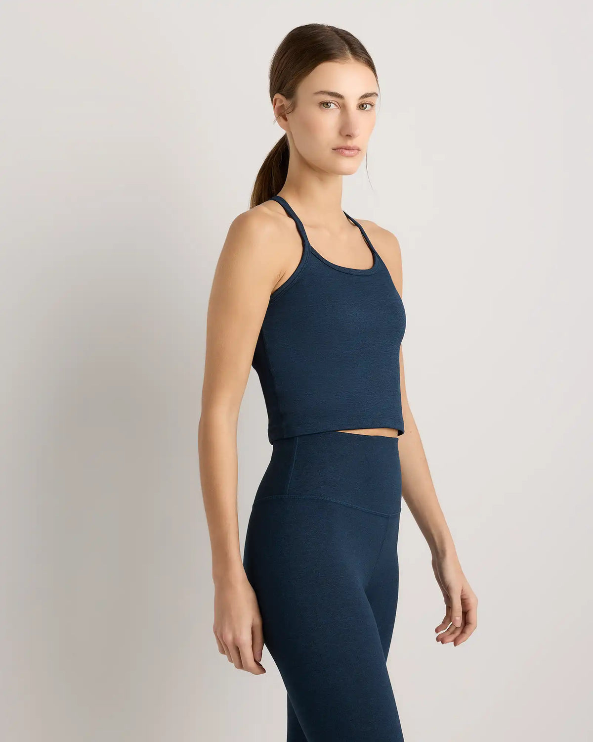 Ultra-Soft Y-Back Cropped Bra Tank