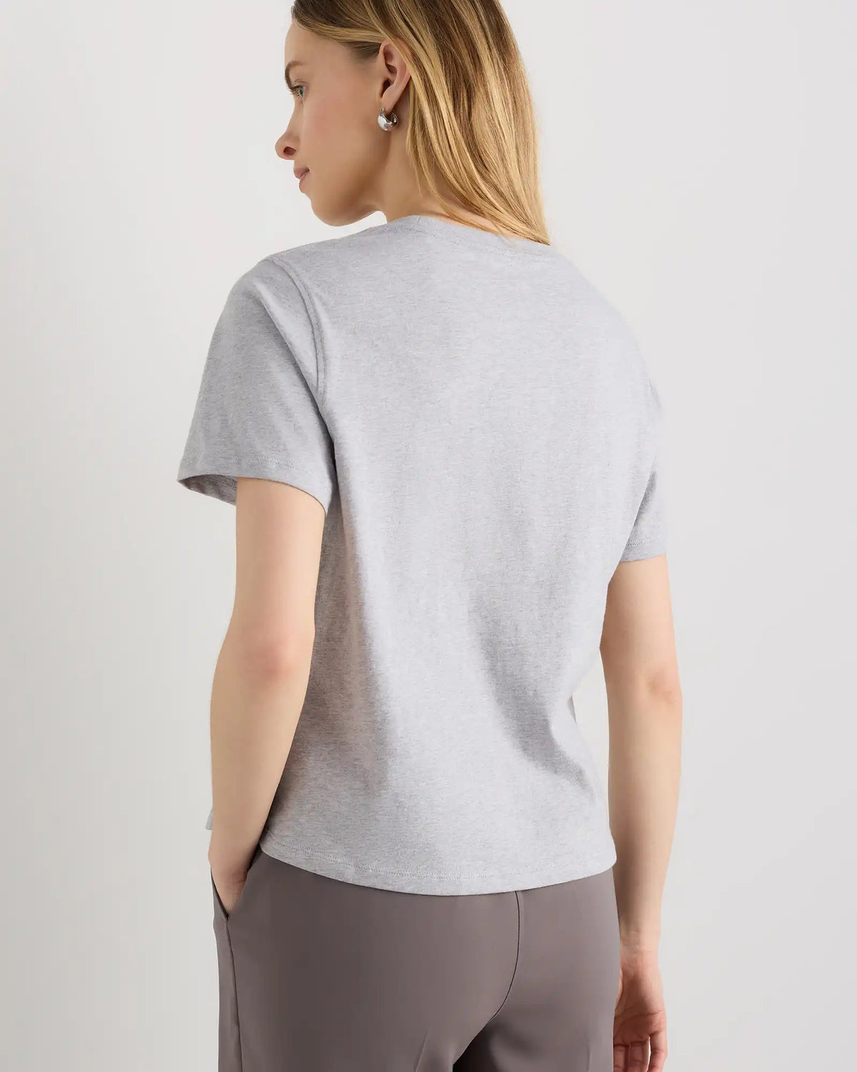 100% Organic Cotton Boxy Crewneck Tee