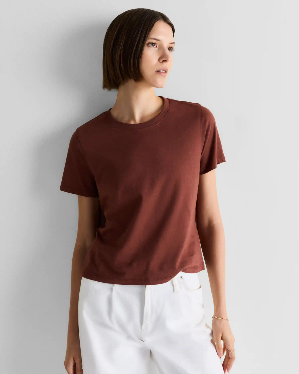 100% Organic Cotton Boxy Crewneck Tee (3-Pack)