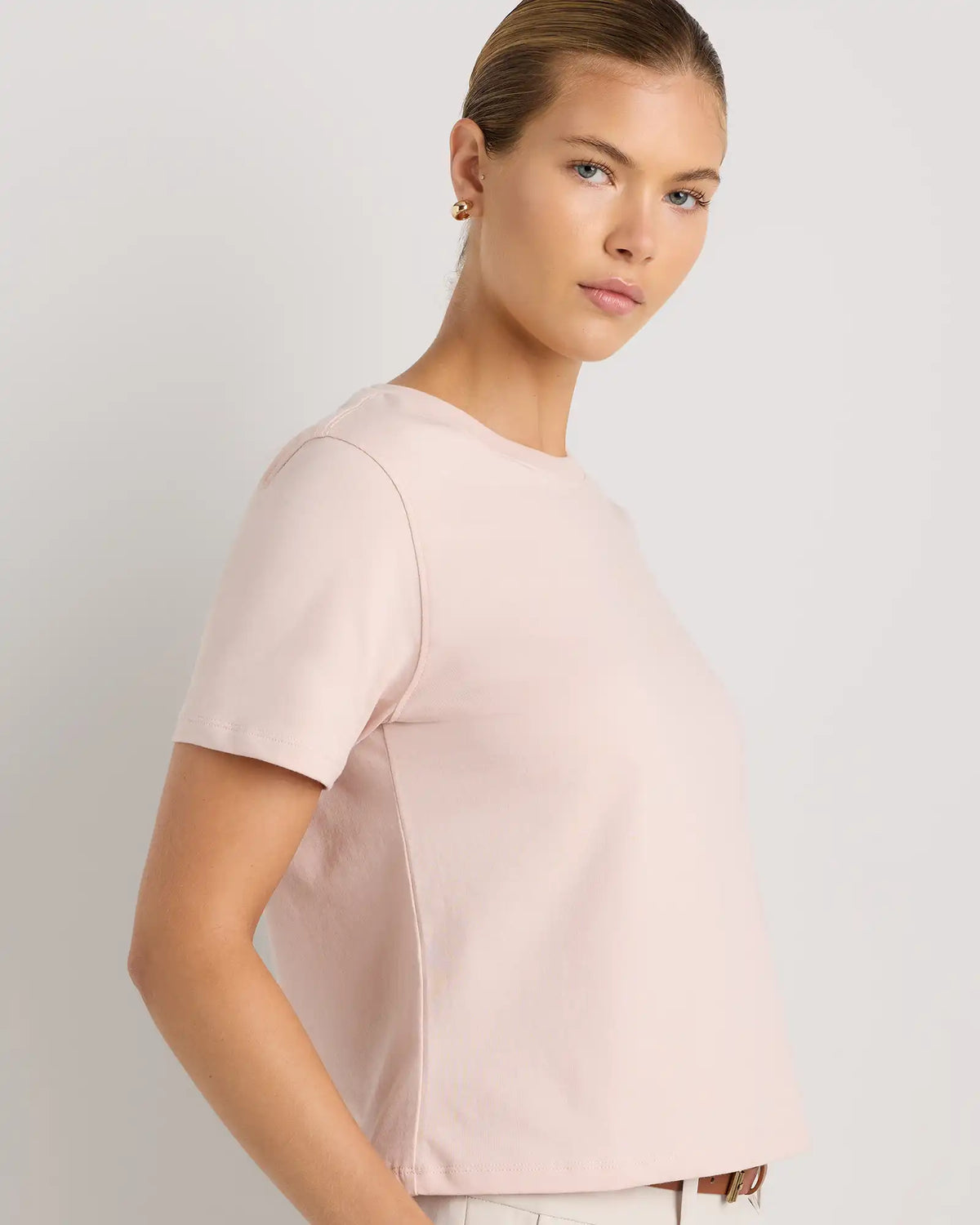 100% Organic Cotton Boxy Crewneck Tee