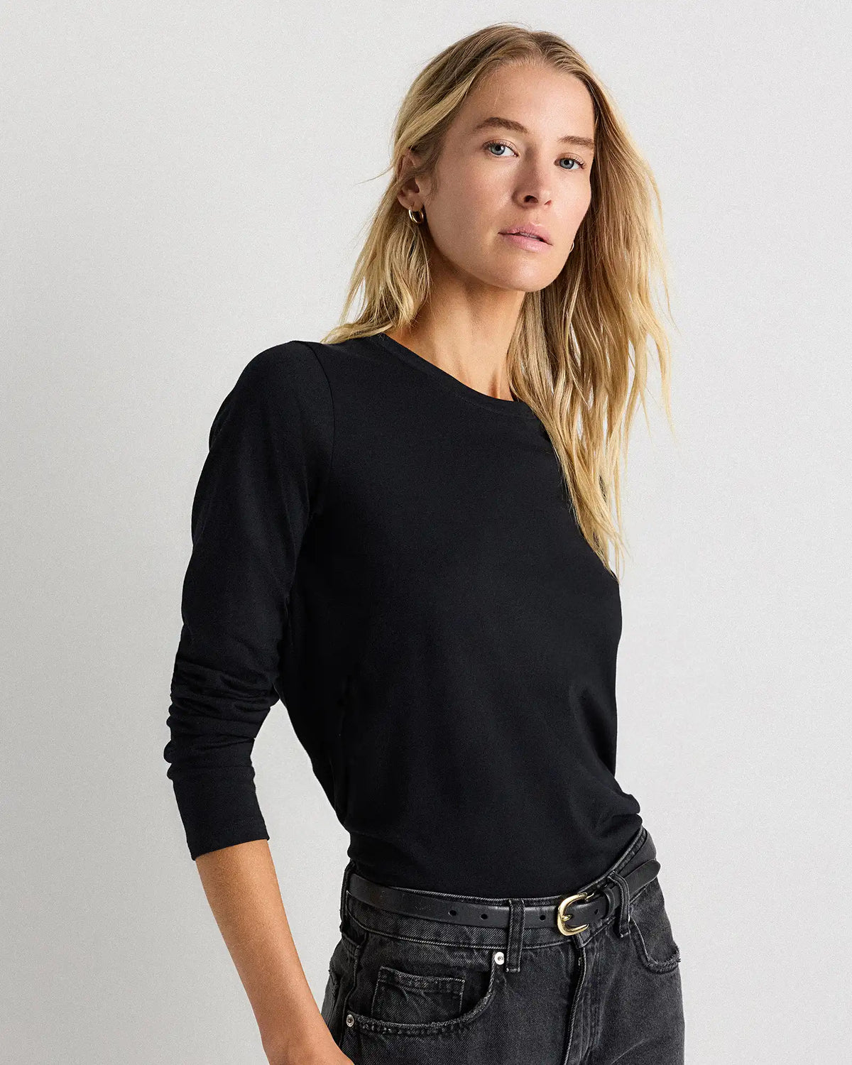 100% Organic Cotton Long Sleeve Swing Tee