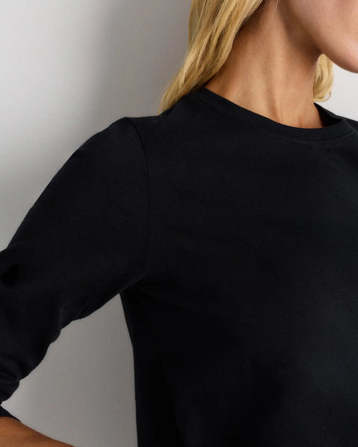 100% Organic Cotton Long Sleeve Swing Tee