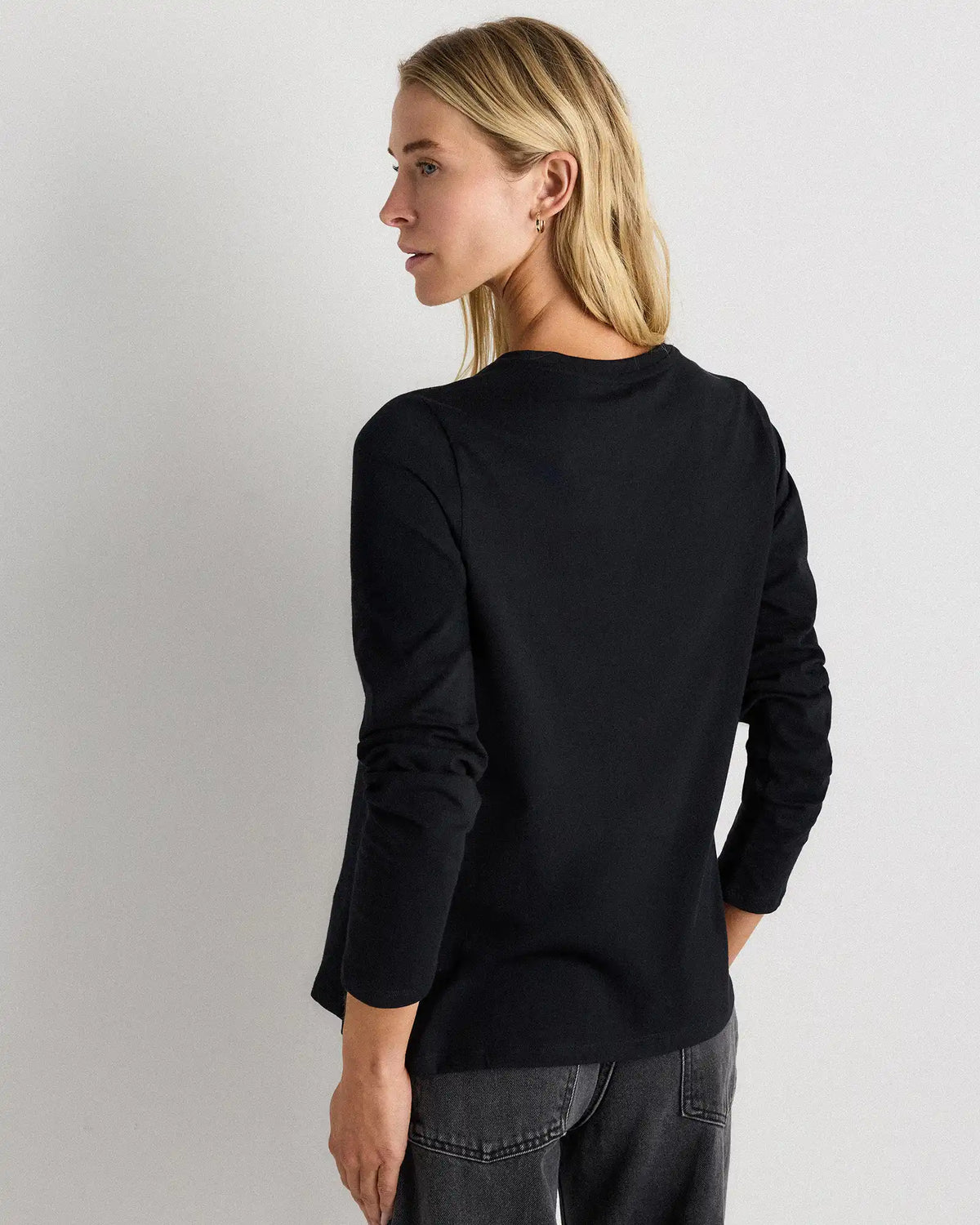 100% Organic Cotton Long Sleeve Swing Tee