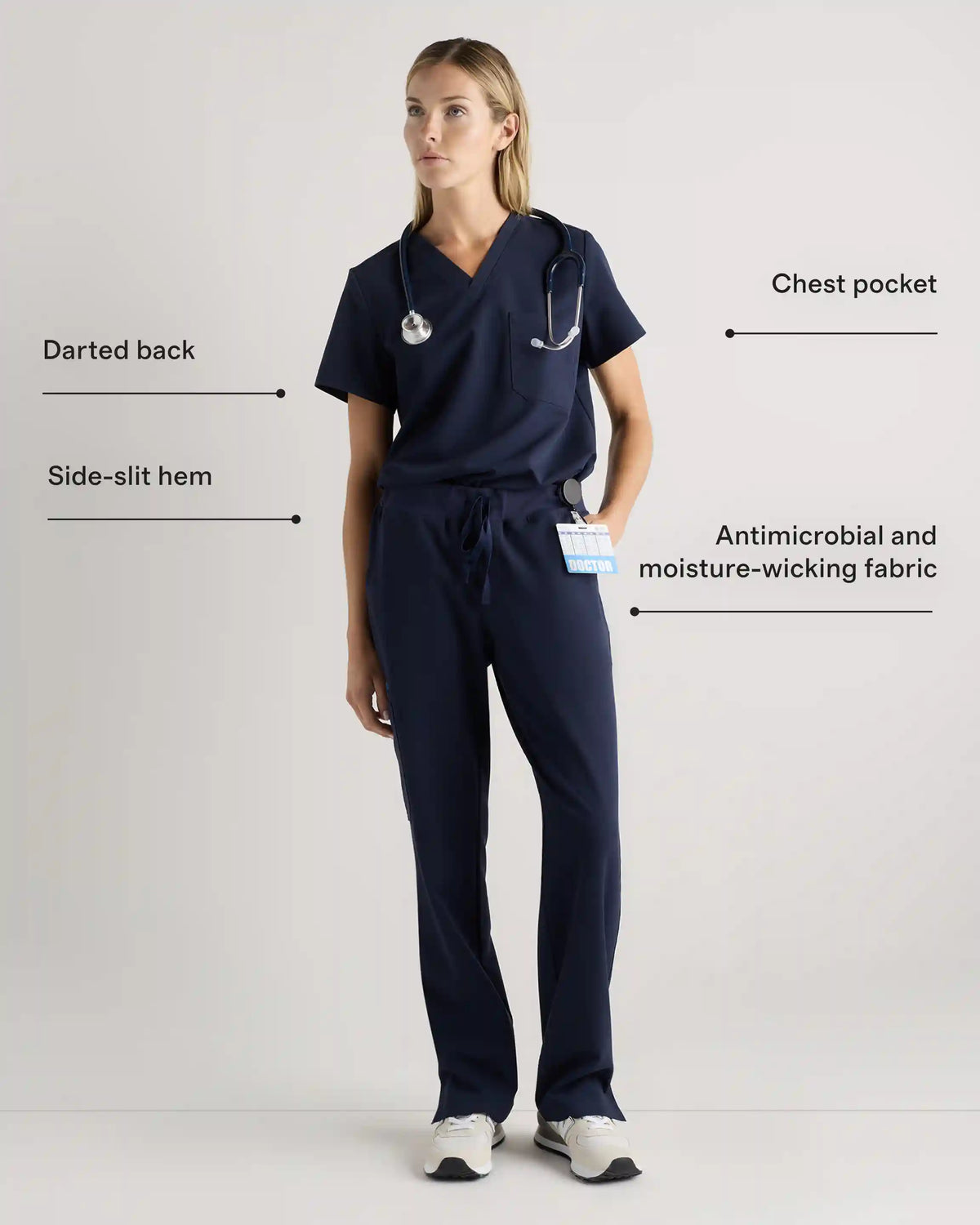 AeraFlex 1-Pocket Scrub Top