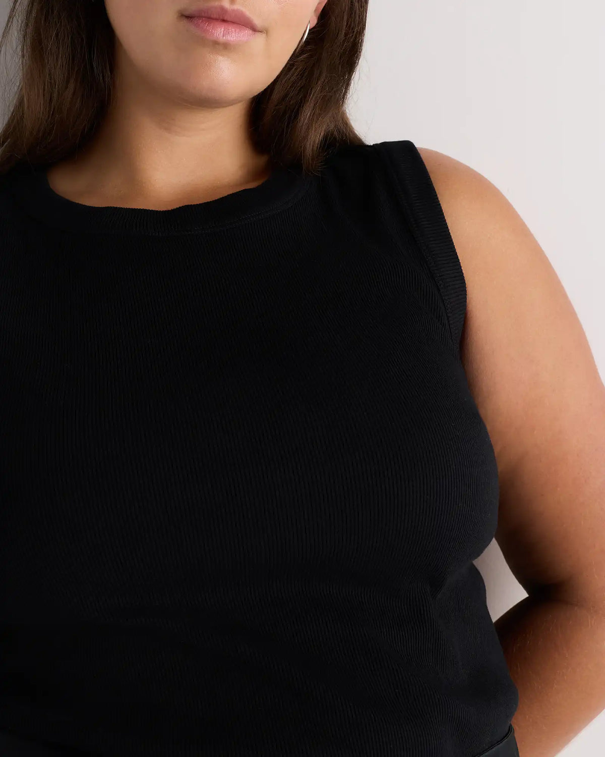 Organic Cotton Micro-Rib Cutaway Tank
