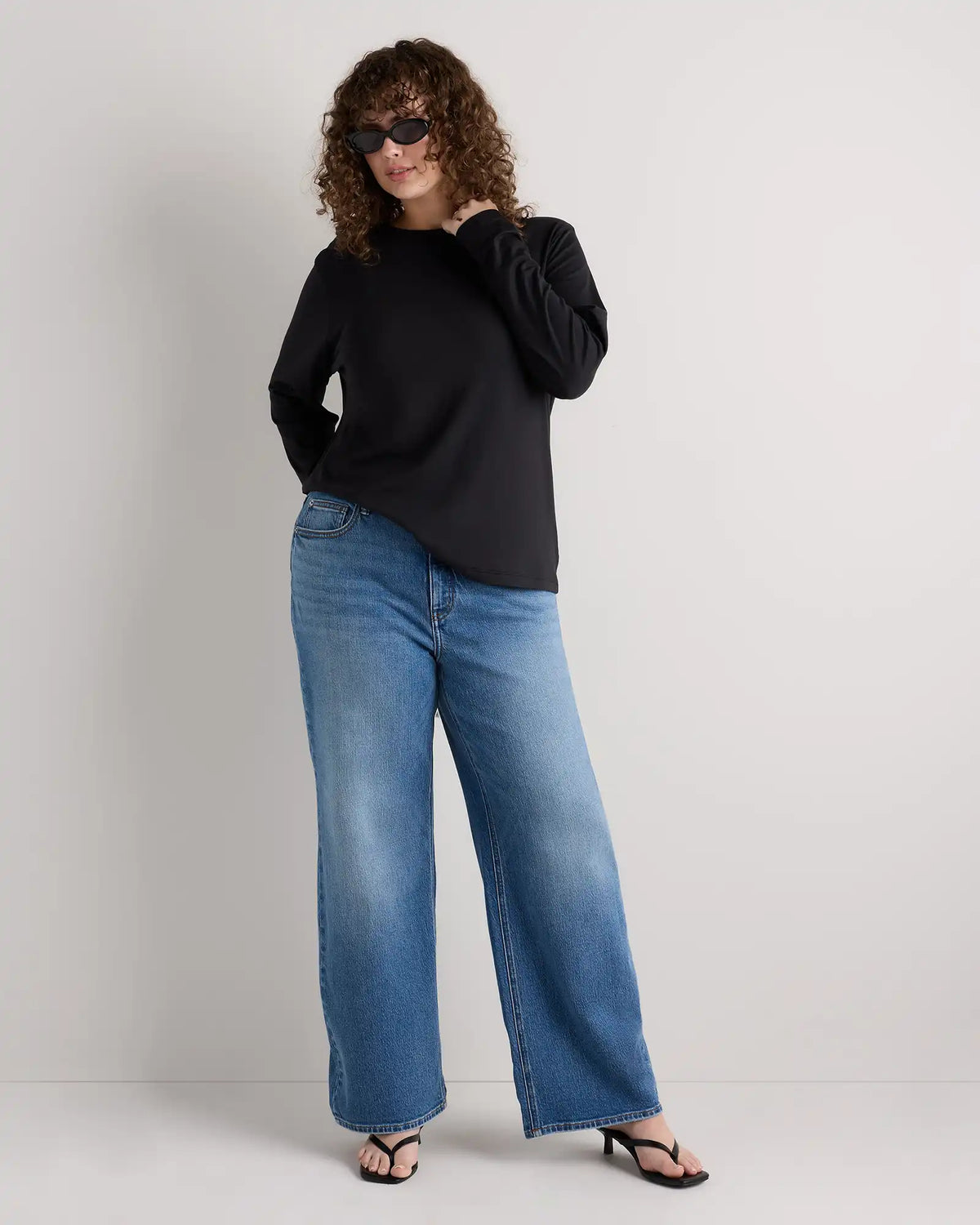 Cotton Modal Long Sleeve Tee