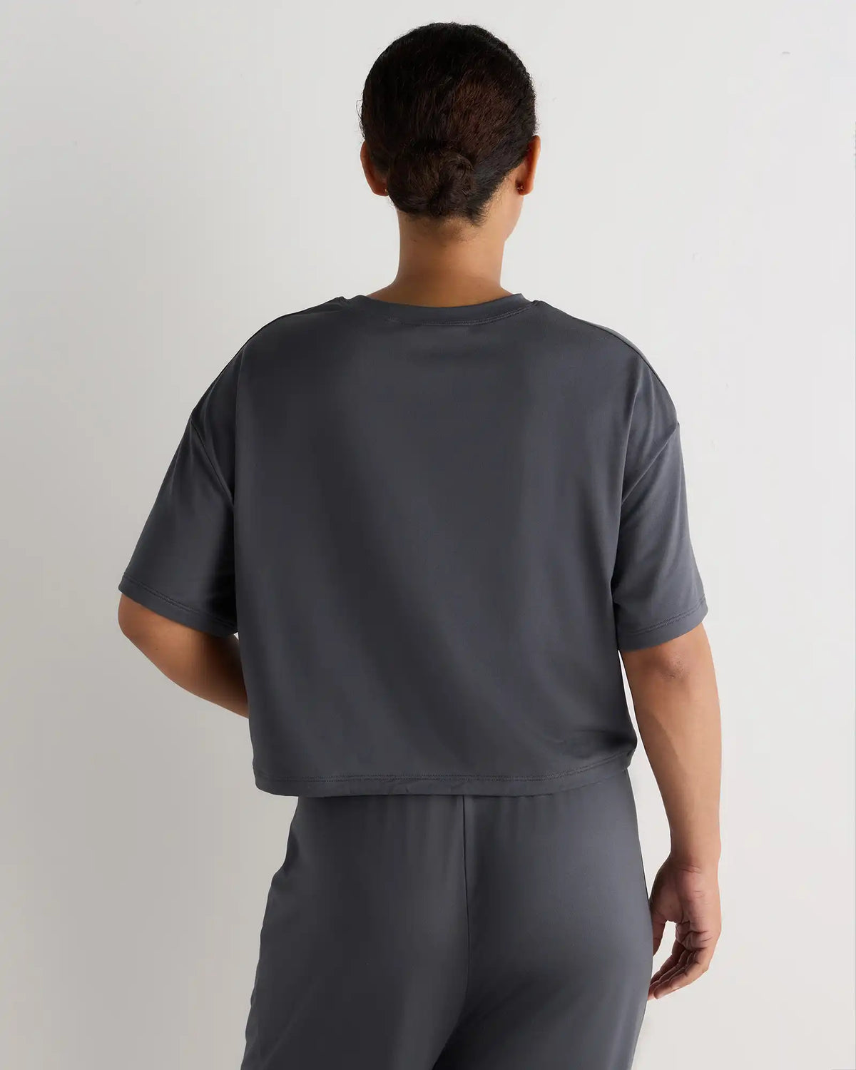 Smooth Stretch Maternity Cropped Lounge Tee