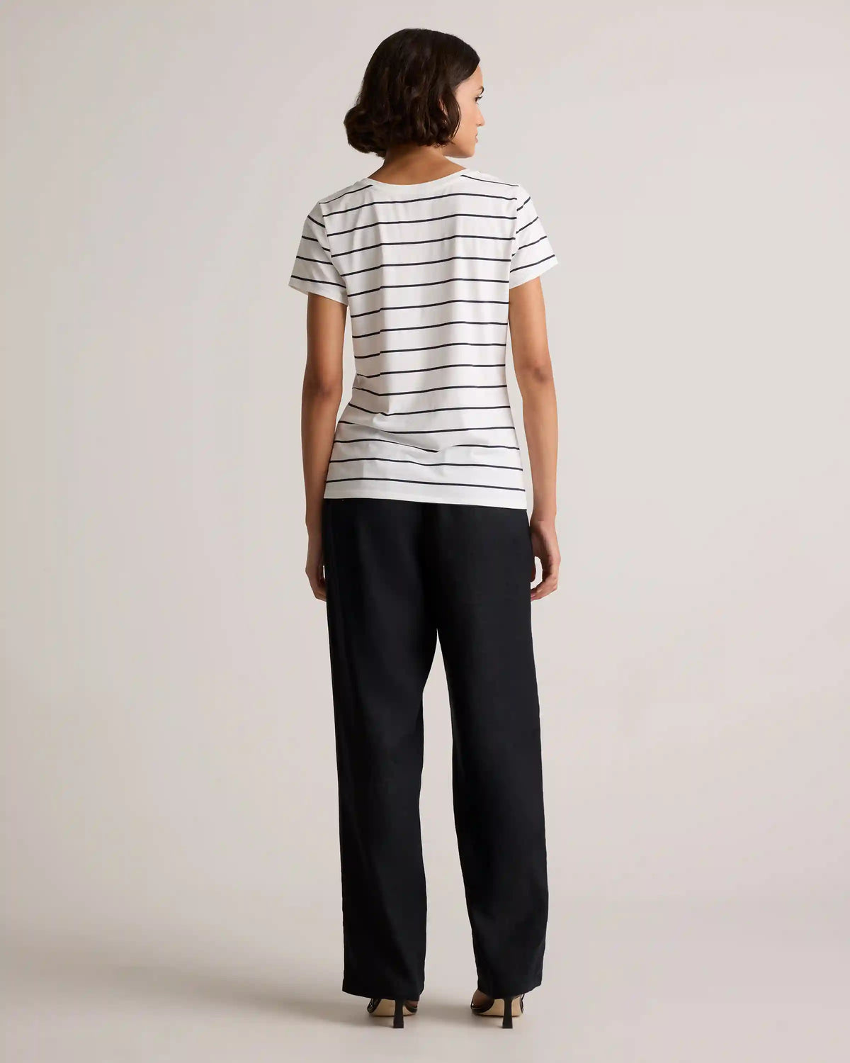 Cotton Modal Scoop Neck Tee