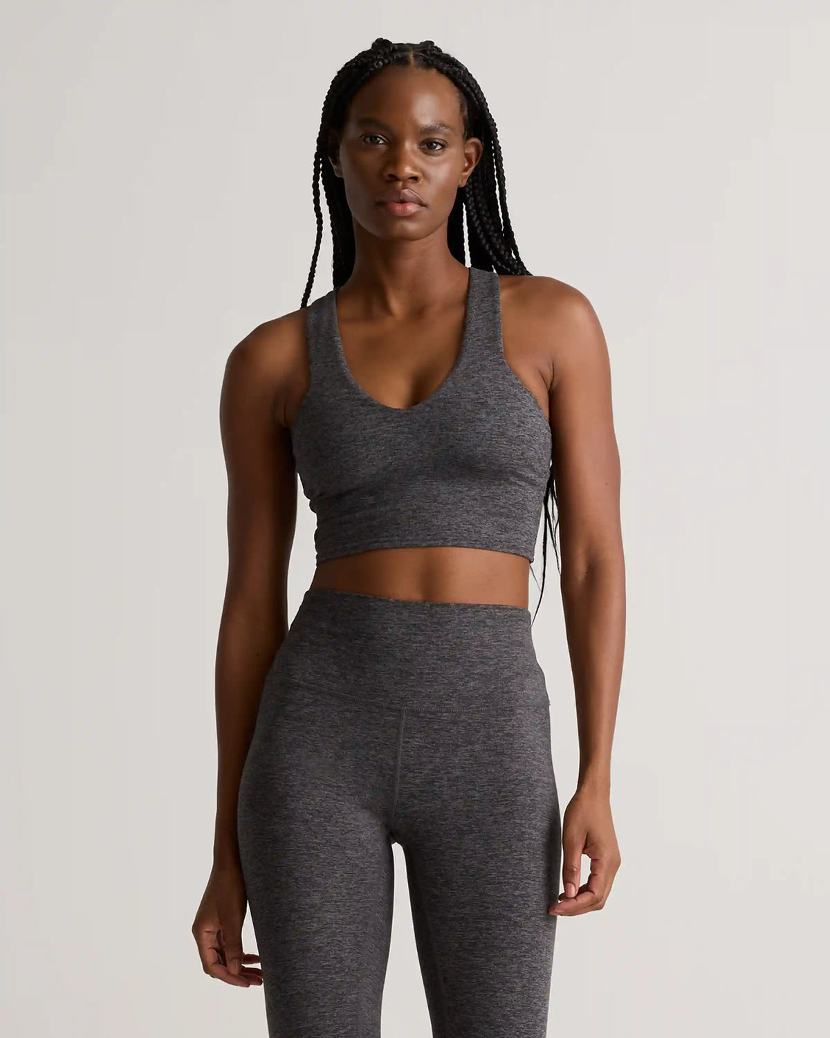 Ultra-Soft V-Neck Cropped Tank