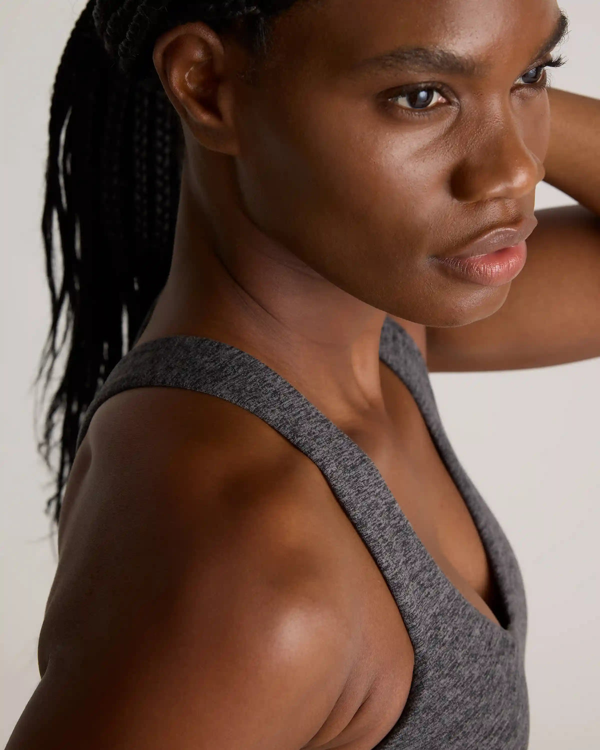 Ultra-Soft V-Neck Cropped Tank