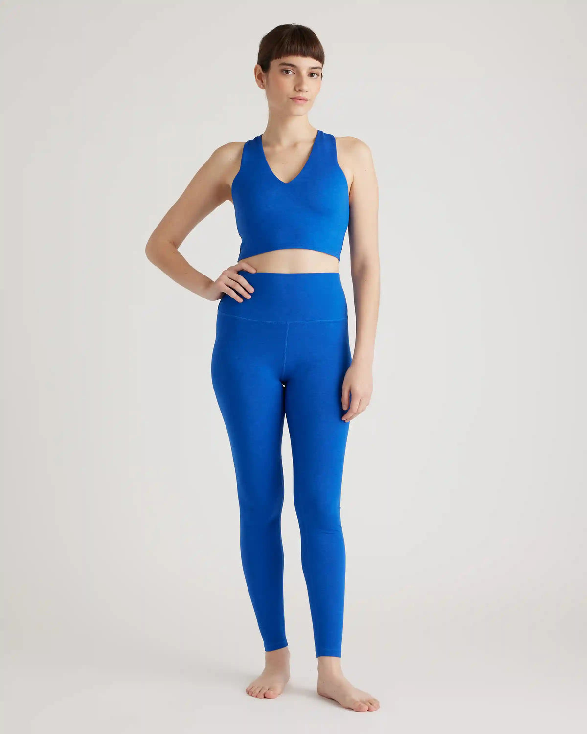 Ultra-Soft V-Neck Cropped Tank