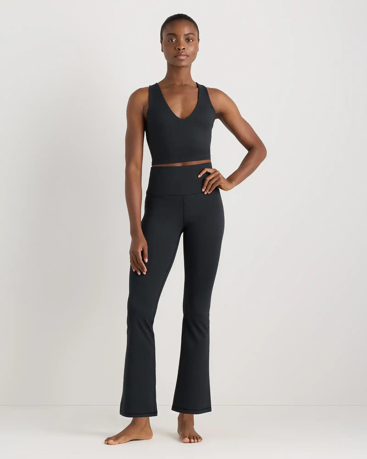 Ultra-Soft V-Neck Cropped Tank