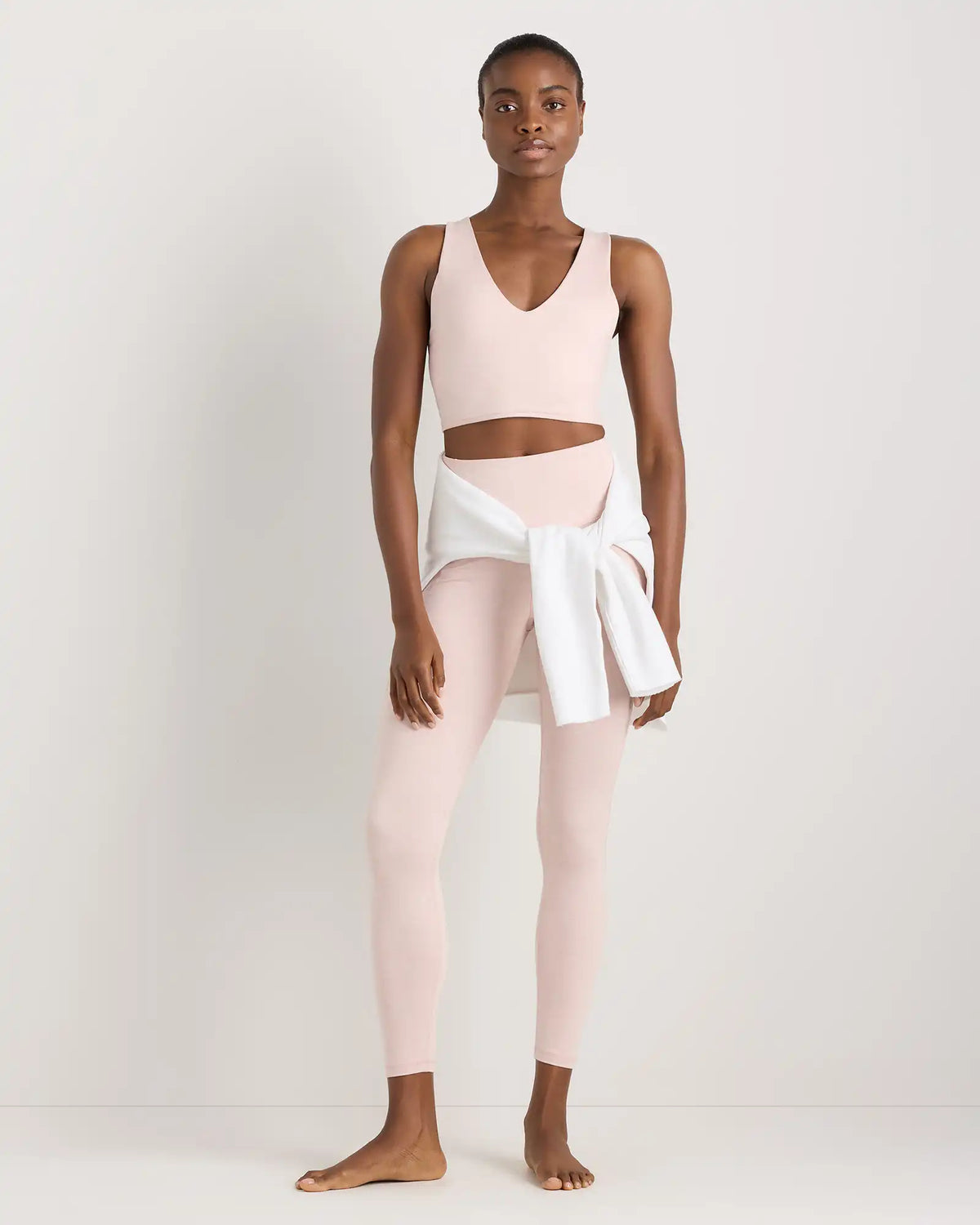 Ultra-Soft V-Neck Cropped Tank