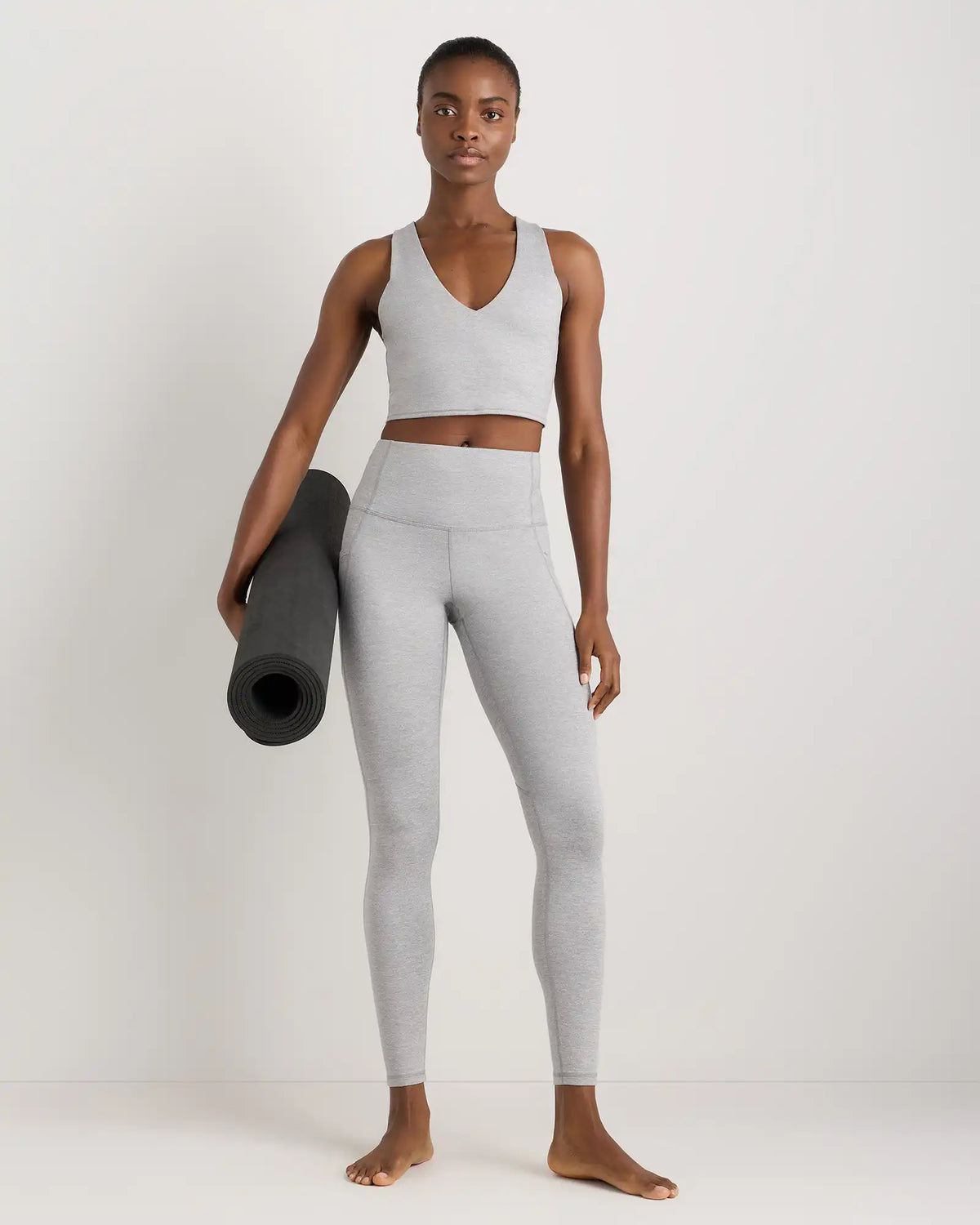 Ultra-Soft V-Neck Cropped Tank