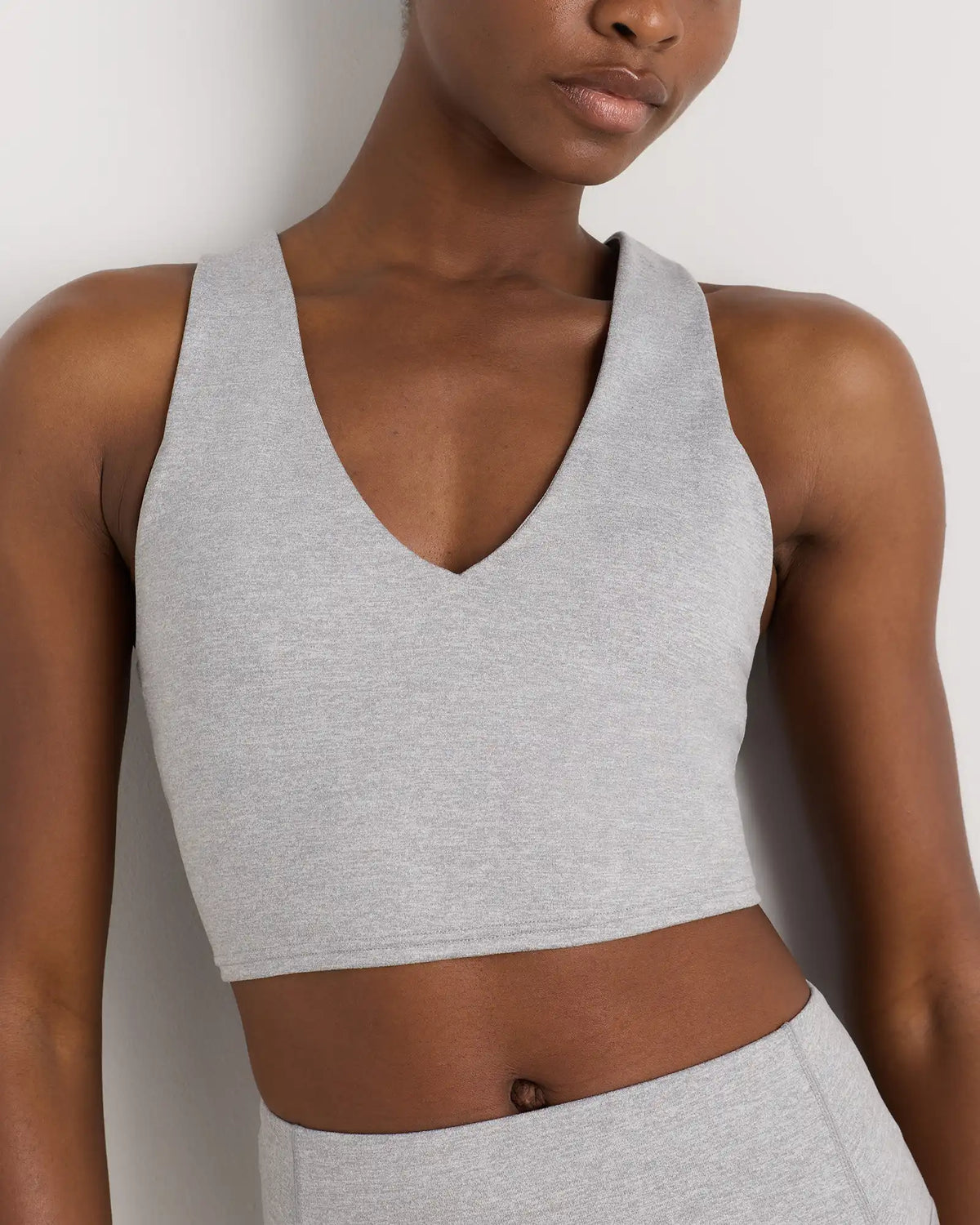 Ultra-Soft V-Neck Cropped Tank
