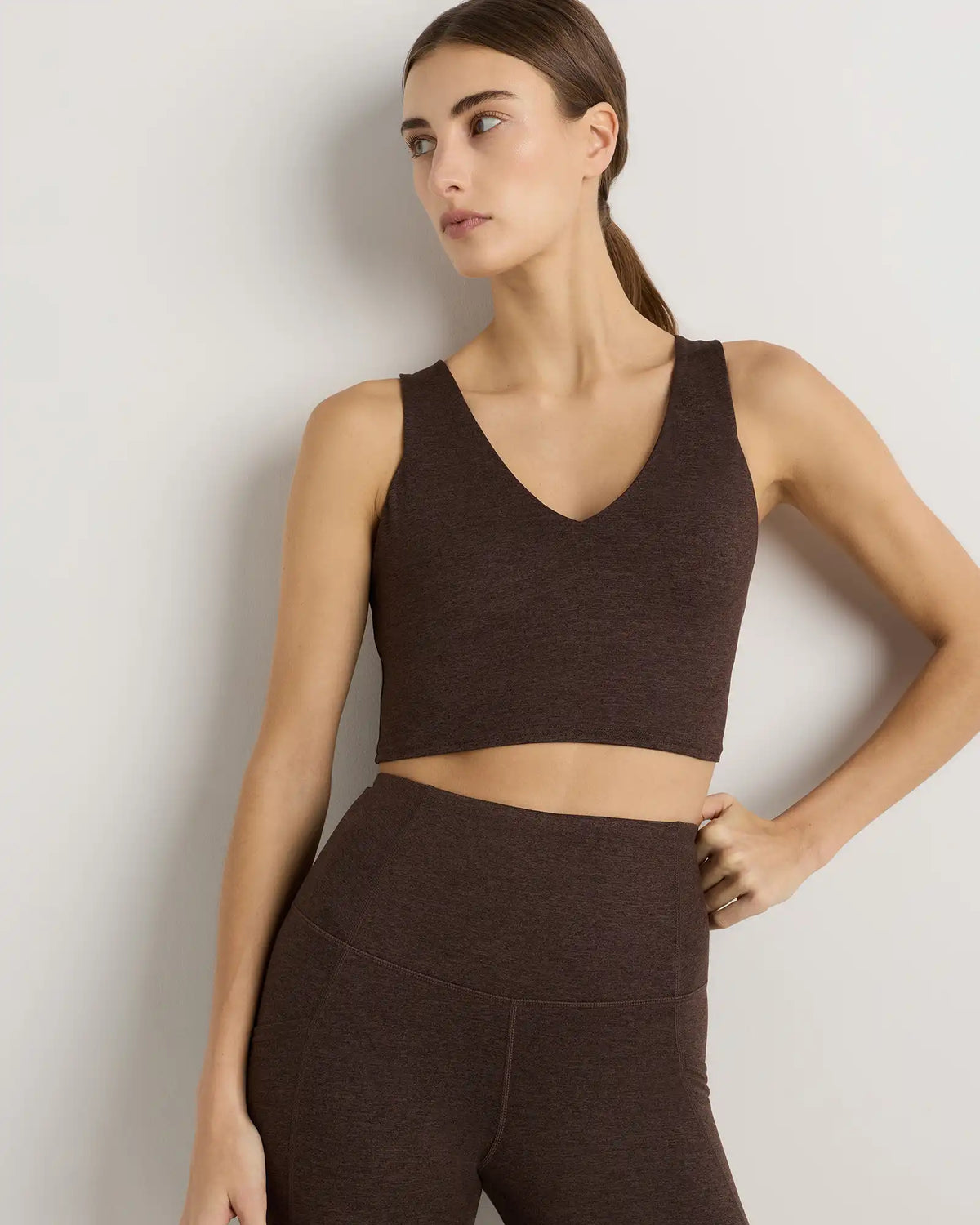 Ultra-Soft V-Neck Cropped Tank