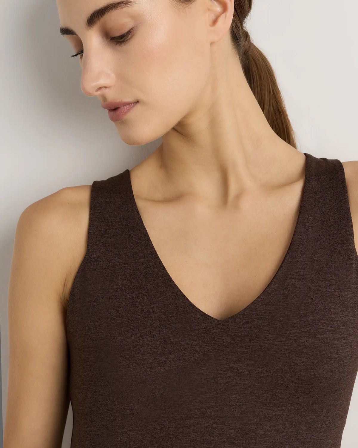 Ultra-Soft V-Neck Cropped Tank