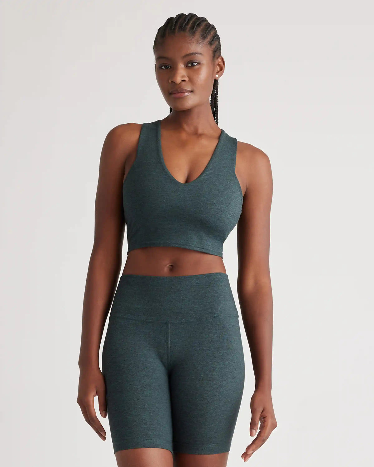 Ultra-Soft V-Neck Cropped Tank