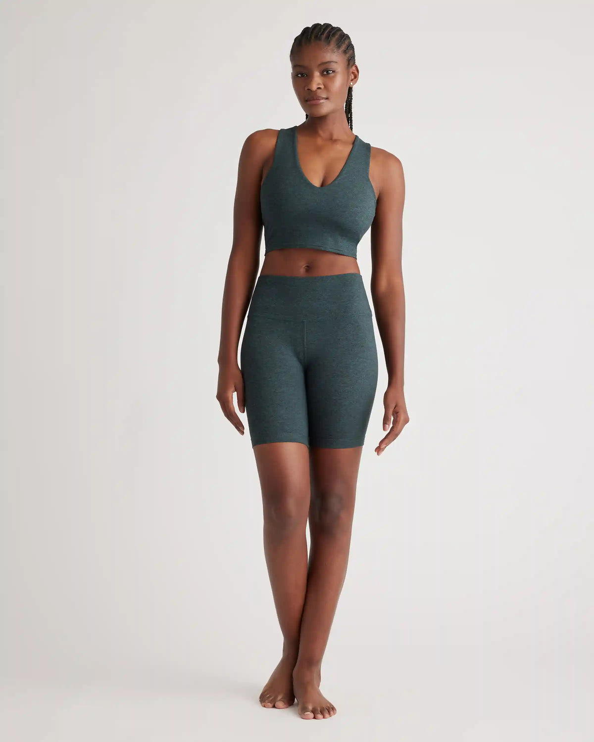 Ultra-Soft V-Neck Cropped Tank