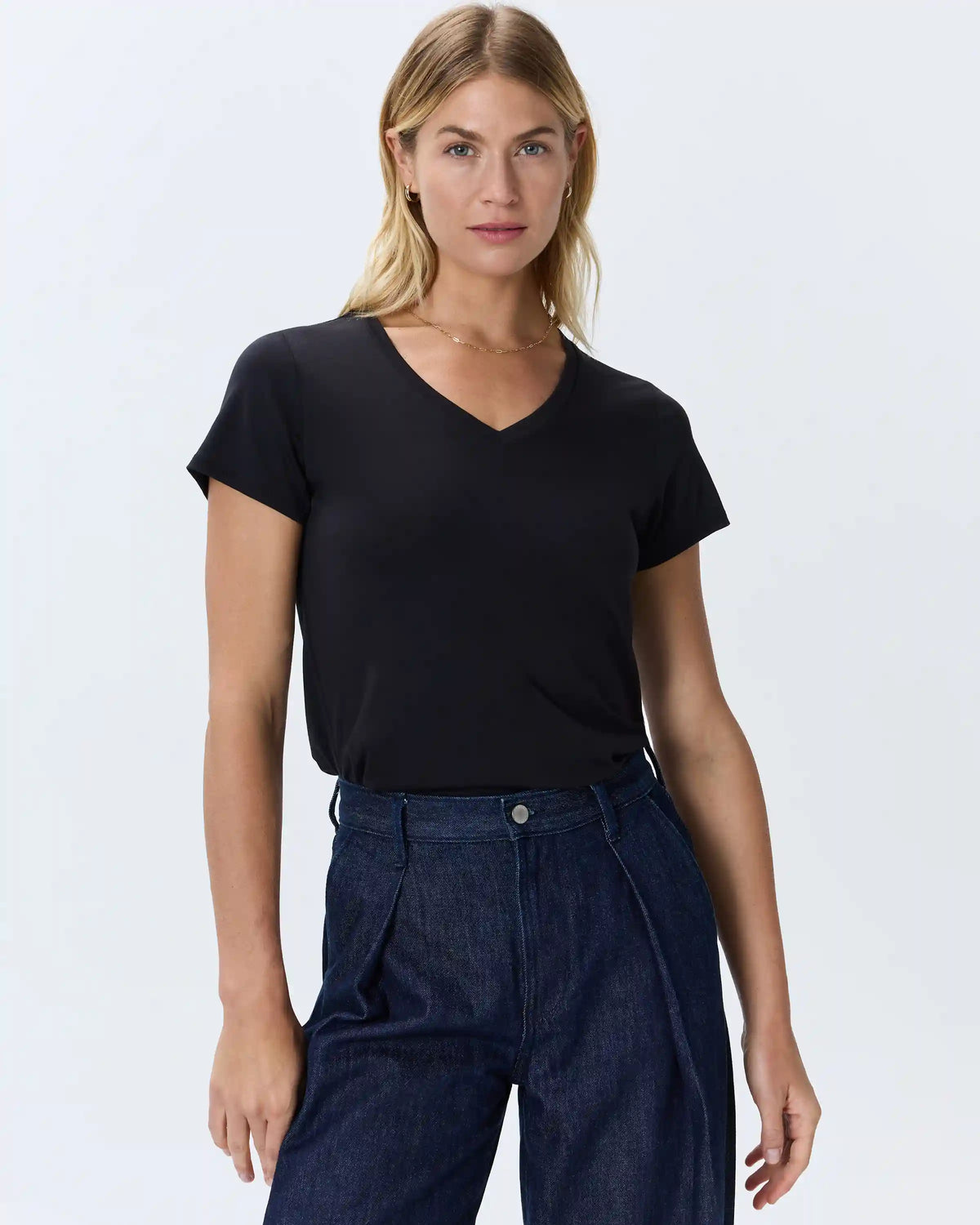 Cotton Modal V-Neck Tee