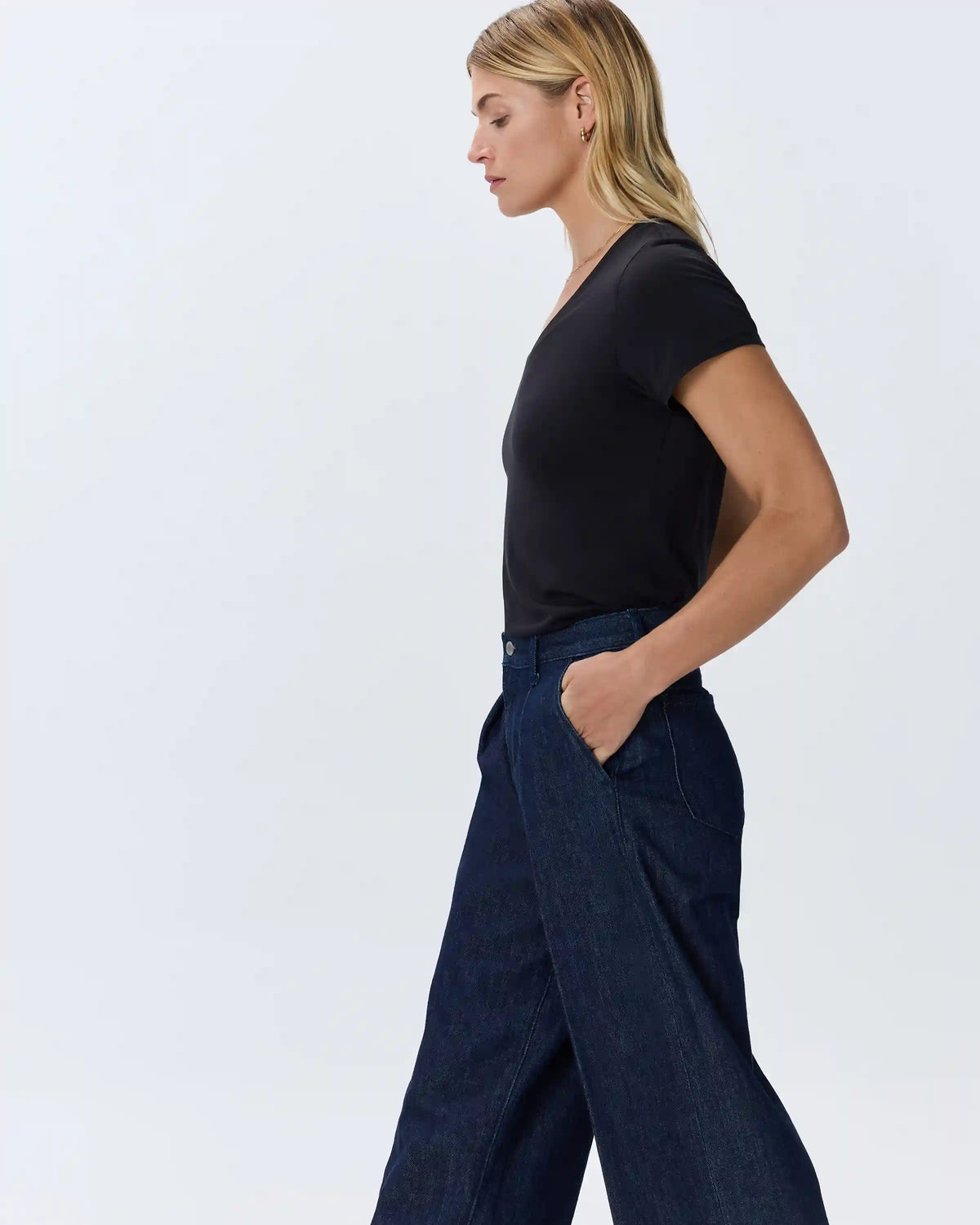 Cotton Modal V-Neck Tee