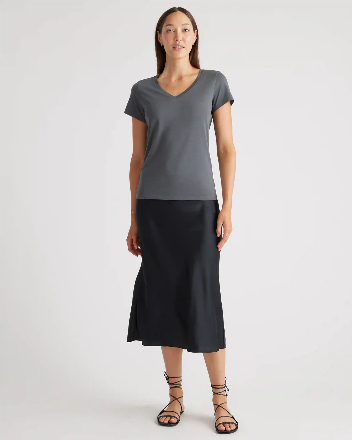 Cotton Modal V-Neck Tee
