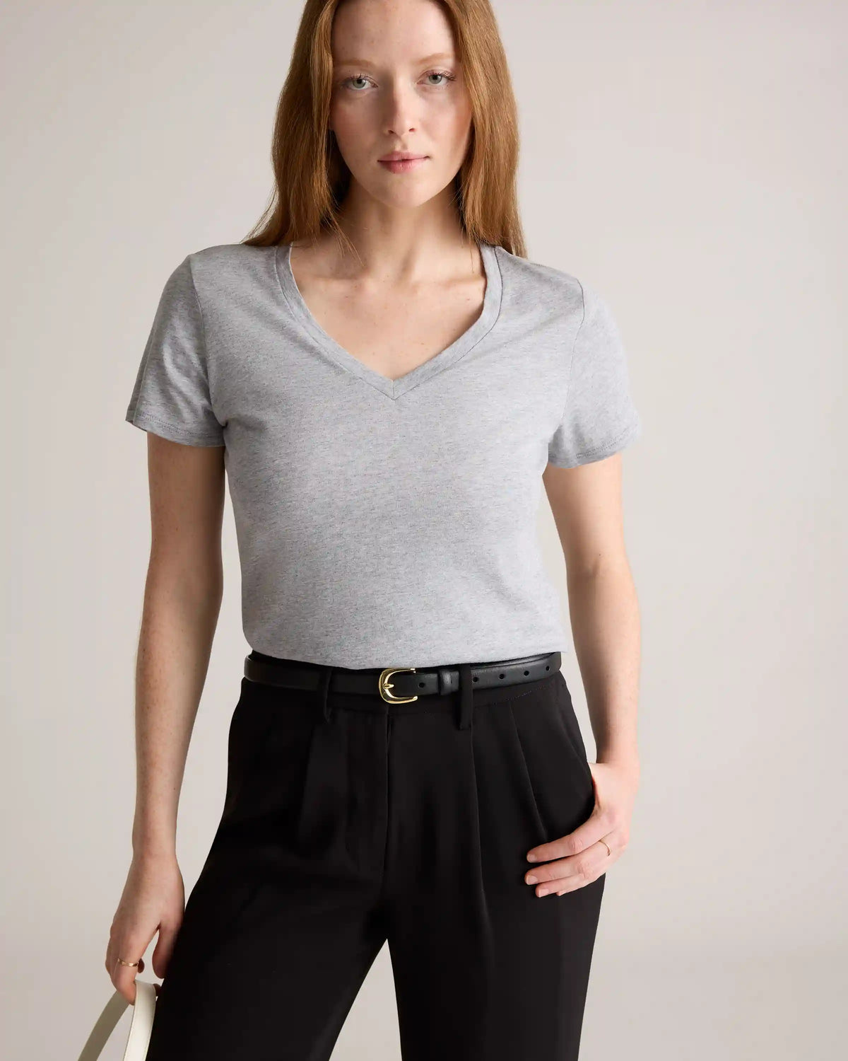 Cotton Modal V-Neck Tee