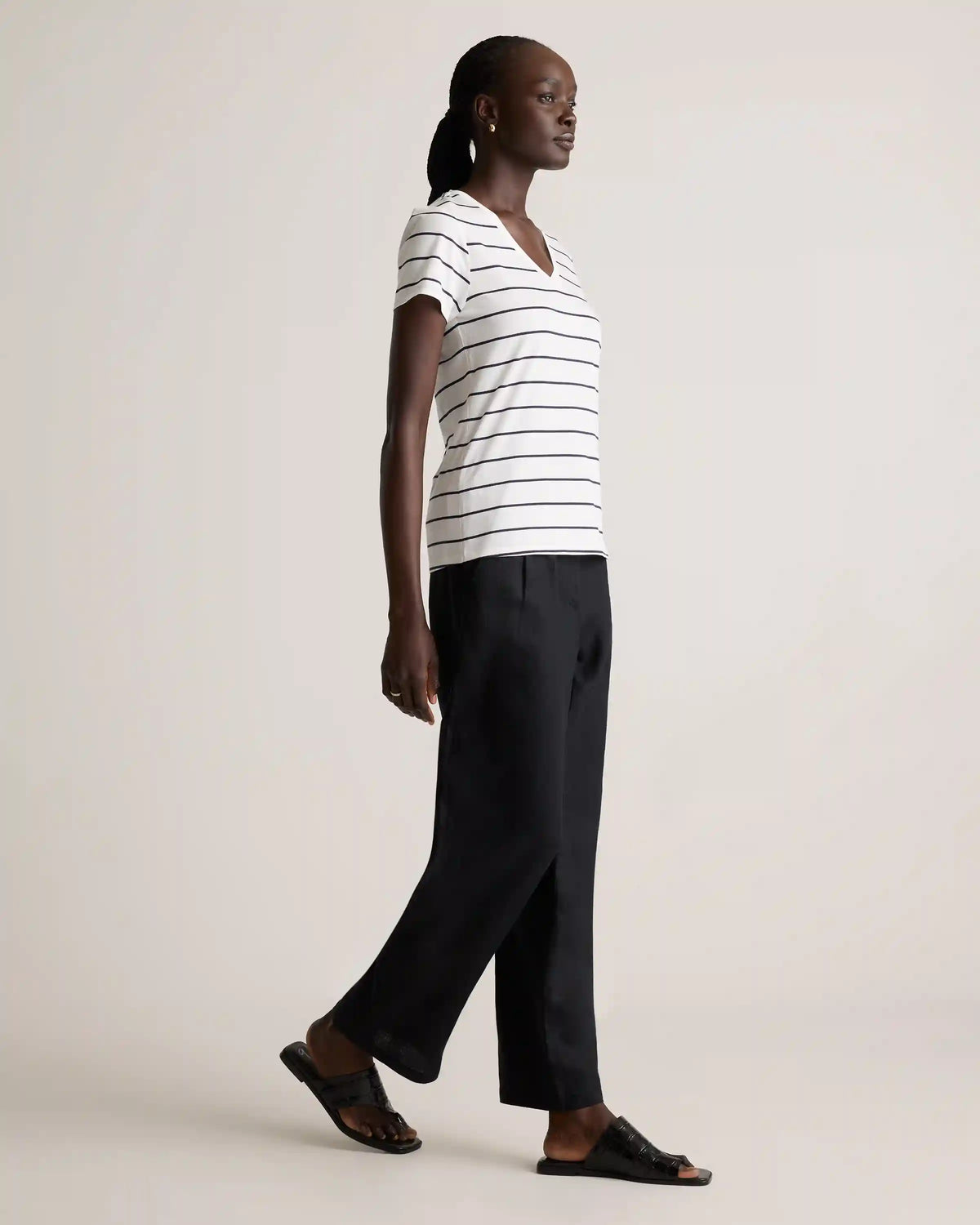 Cotton Modal V-Neck Tee