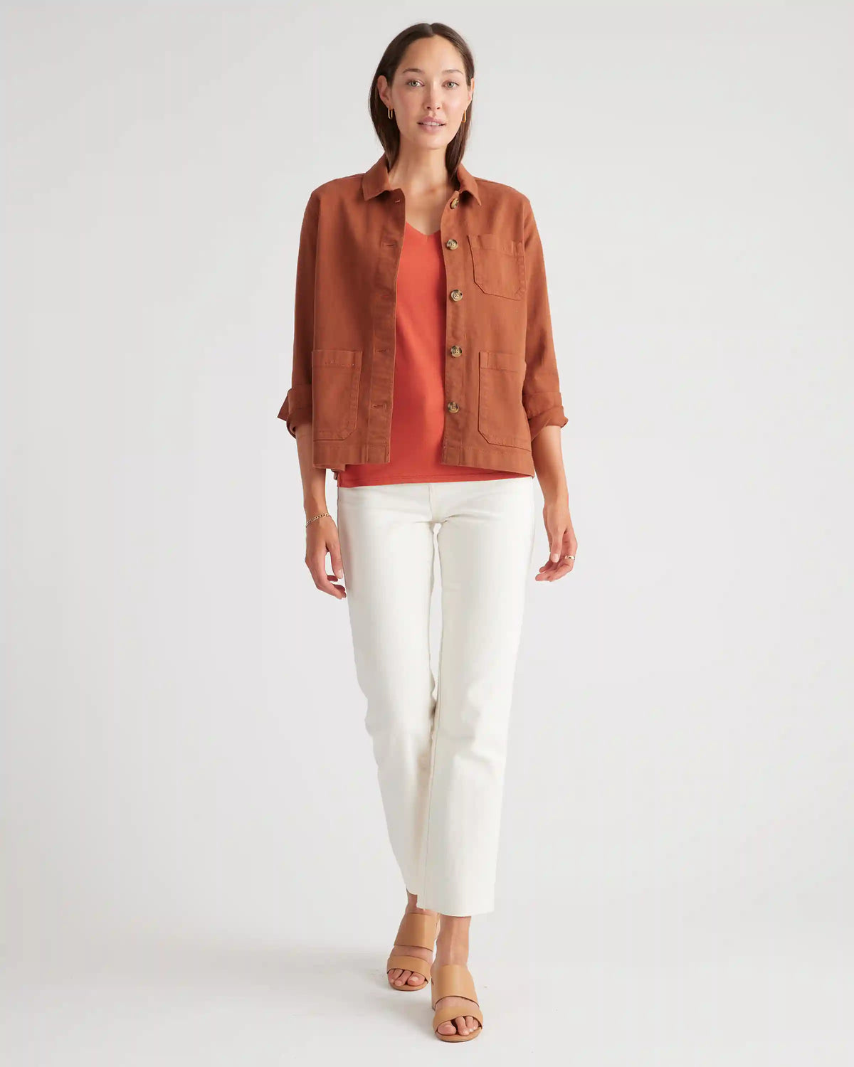 Cotton Modal V-Neck Tee