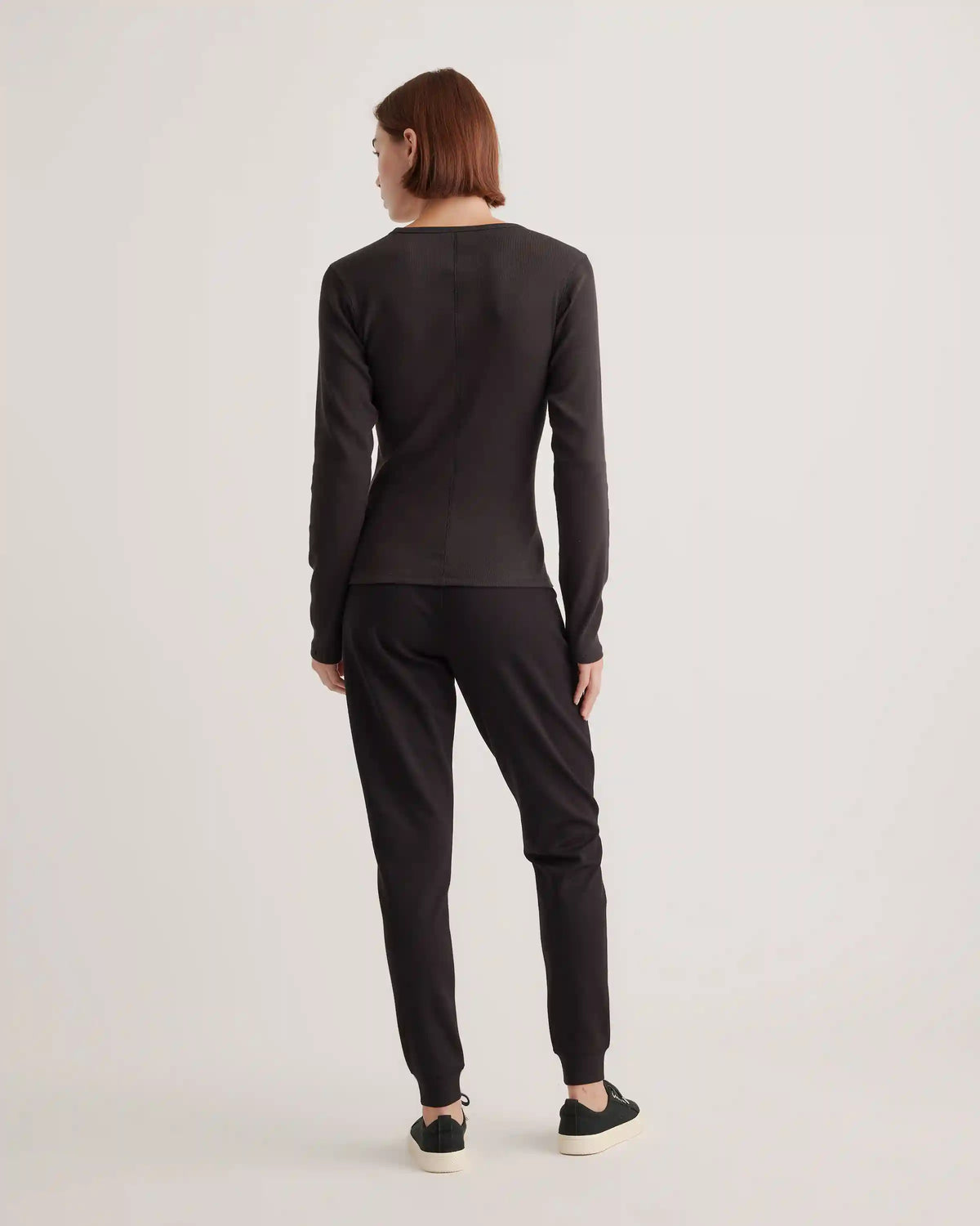 Organic Cotton Micro-Rib Long Sleeve Tee