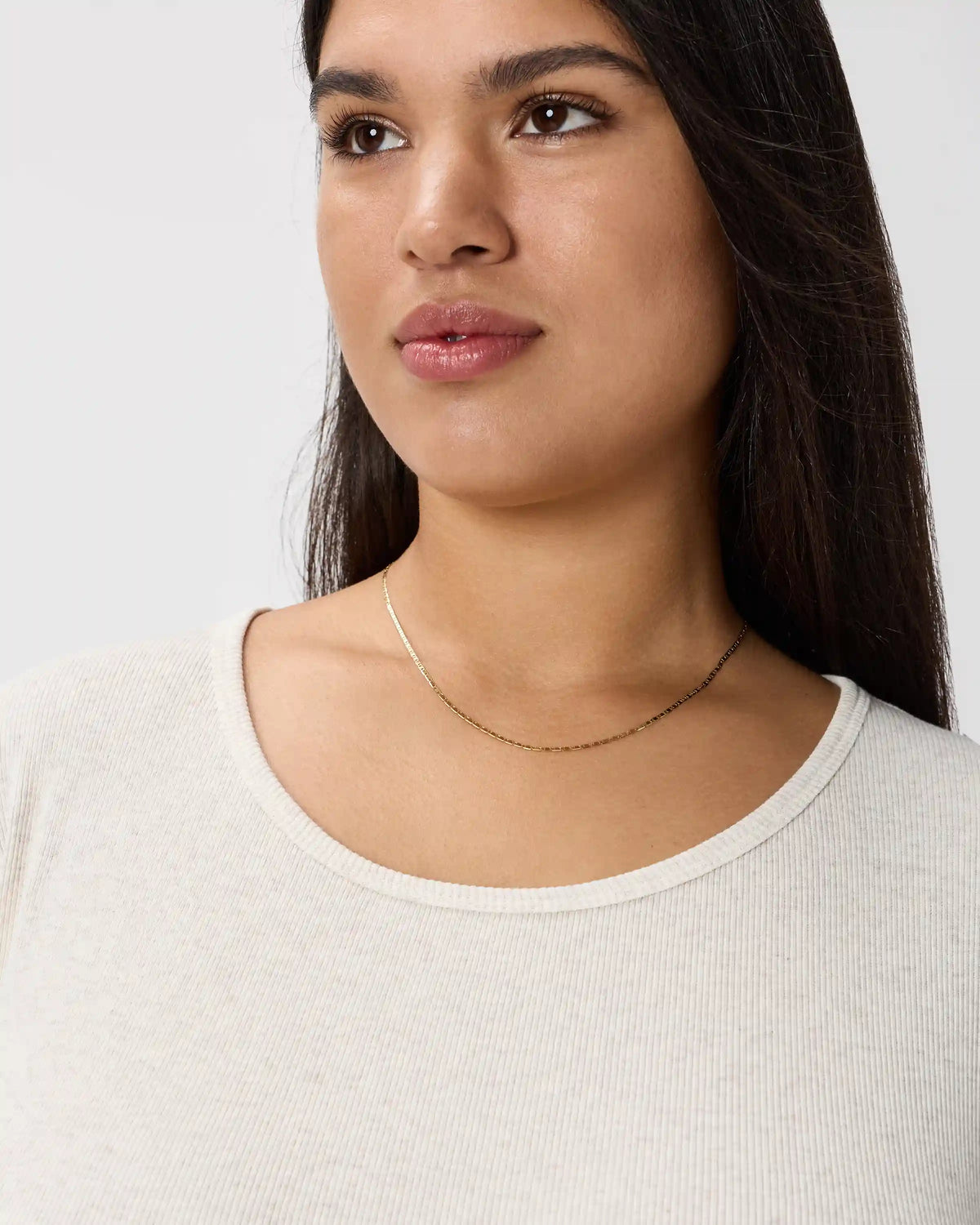 Organic Cotton Micro-Rib Long Sleeve Tee