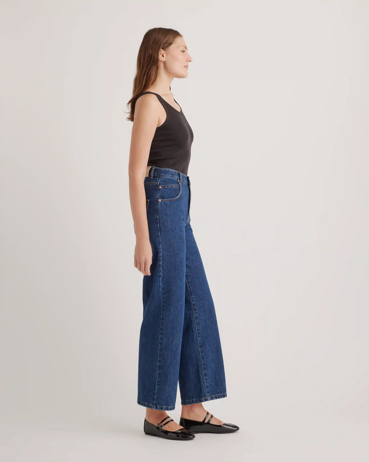 Organic Cotton Micro-Rib Scoop Neck Tank